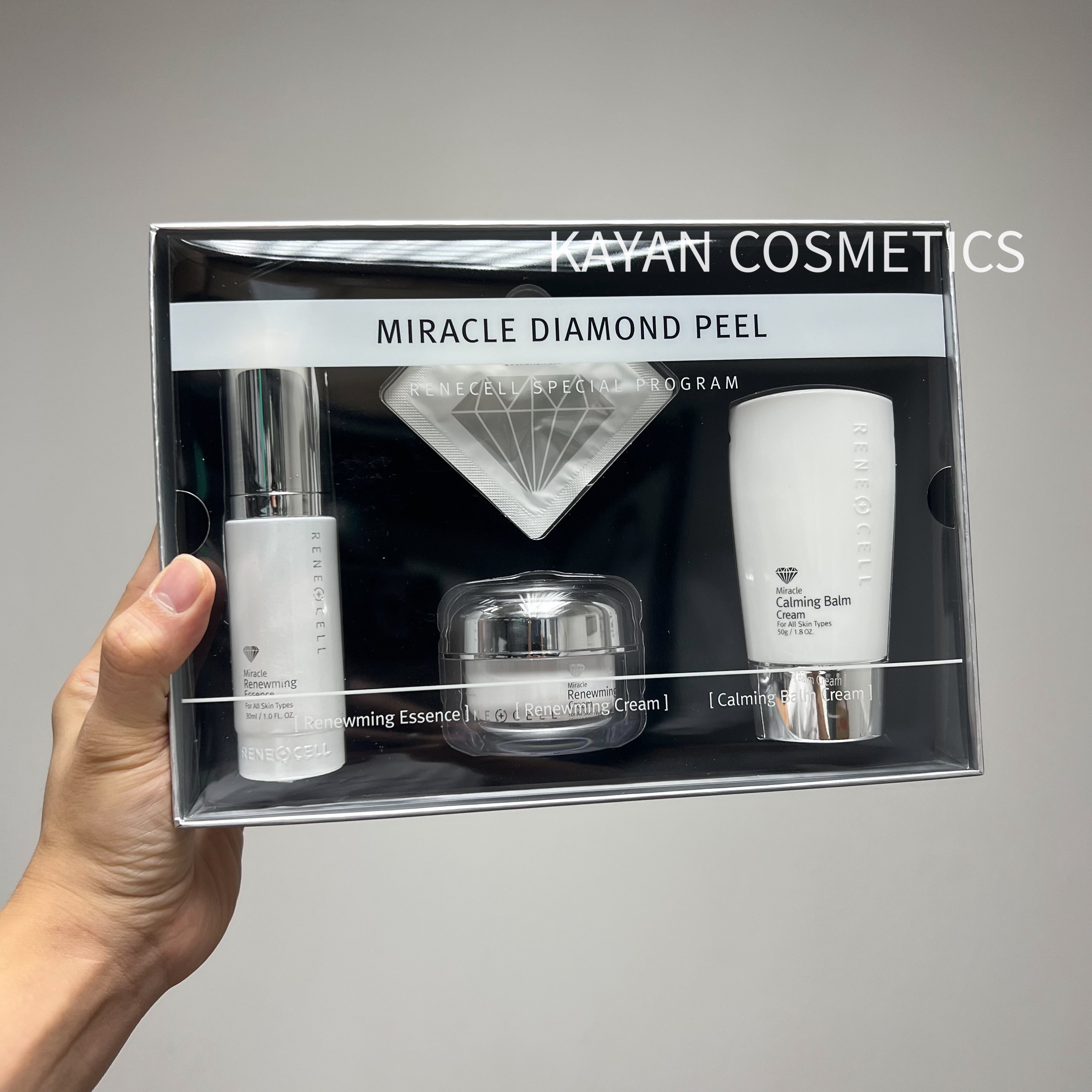 韓國 Rene-Cell 鑽石套 鑽石面膜 MIRACLE DIAMOND PEEL PROGRAM