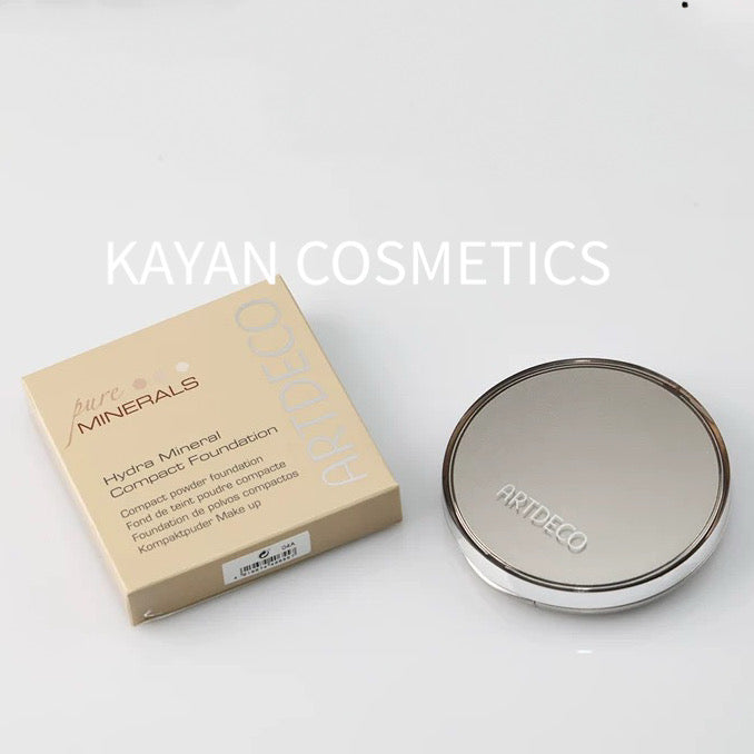 ARTDECO 礦物質水漾粉餅10G 保濕滋潤定妝粉 pure MINERALS Hydra Mineral Compact Foundation