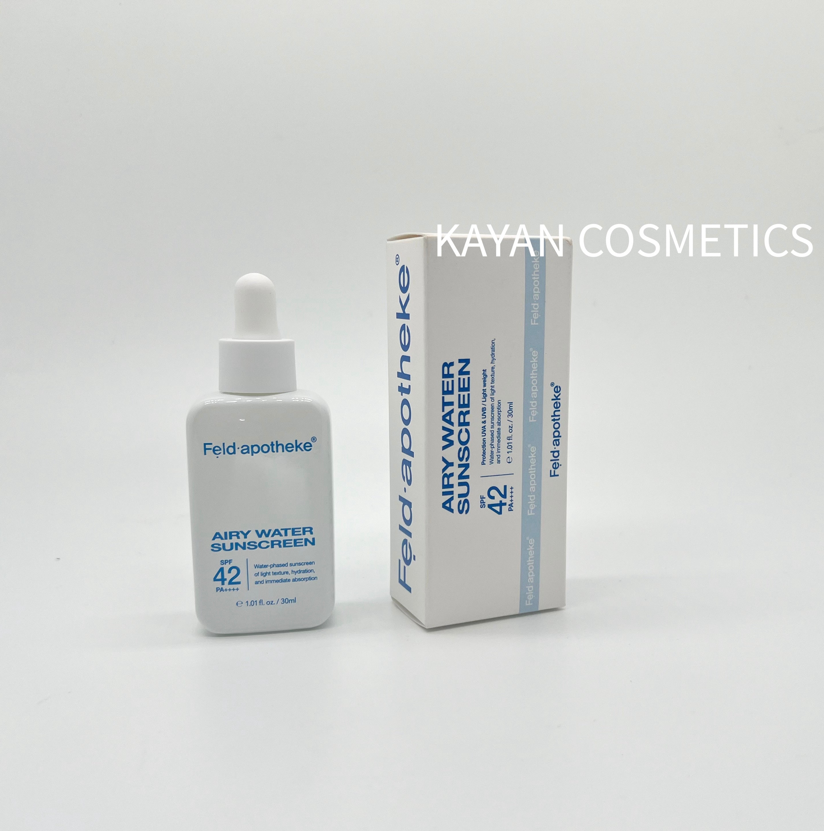 Feld.apotheke 保濕安瓶防曬精華 安瓶防曬小奶瓶SPF42 PA++++37ml 水感 Luftig Wasser Sonnenschutz
