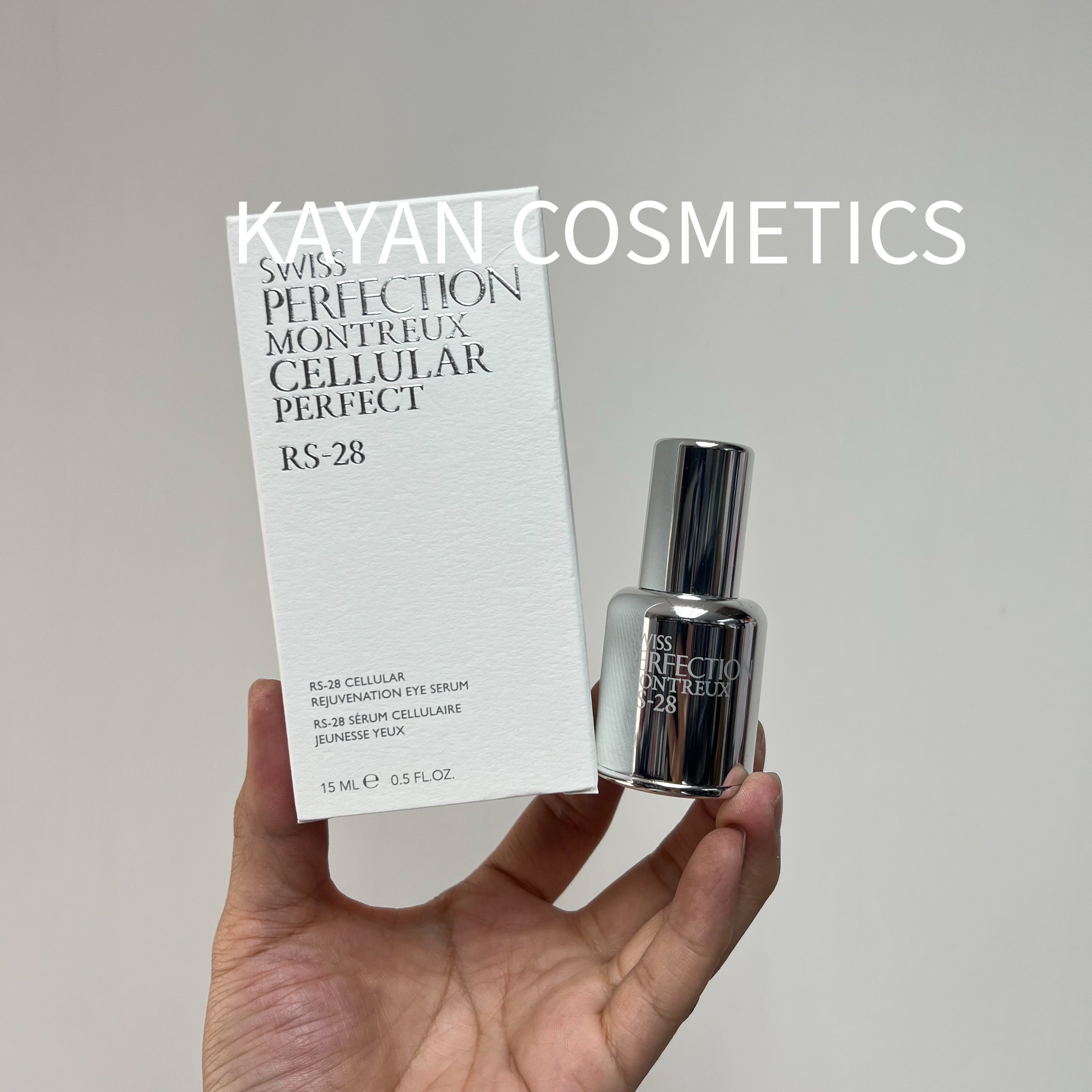 swiss perfection RS-28 Cellular Rejuvenation Eye Serum 活細胞活膚眼部精華 SP眼精華 15ml  CELLULAR REJUVENATION EYE SERUM RS-28 SÉRUM CELLULAIRE JEUNESSE YEUX