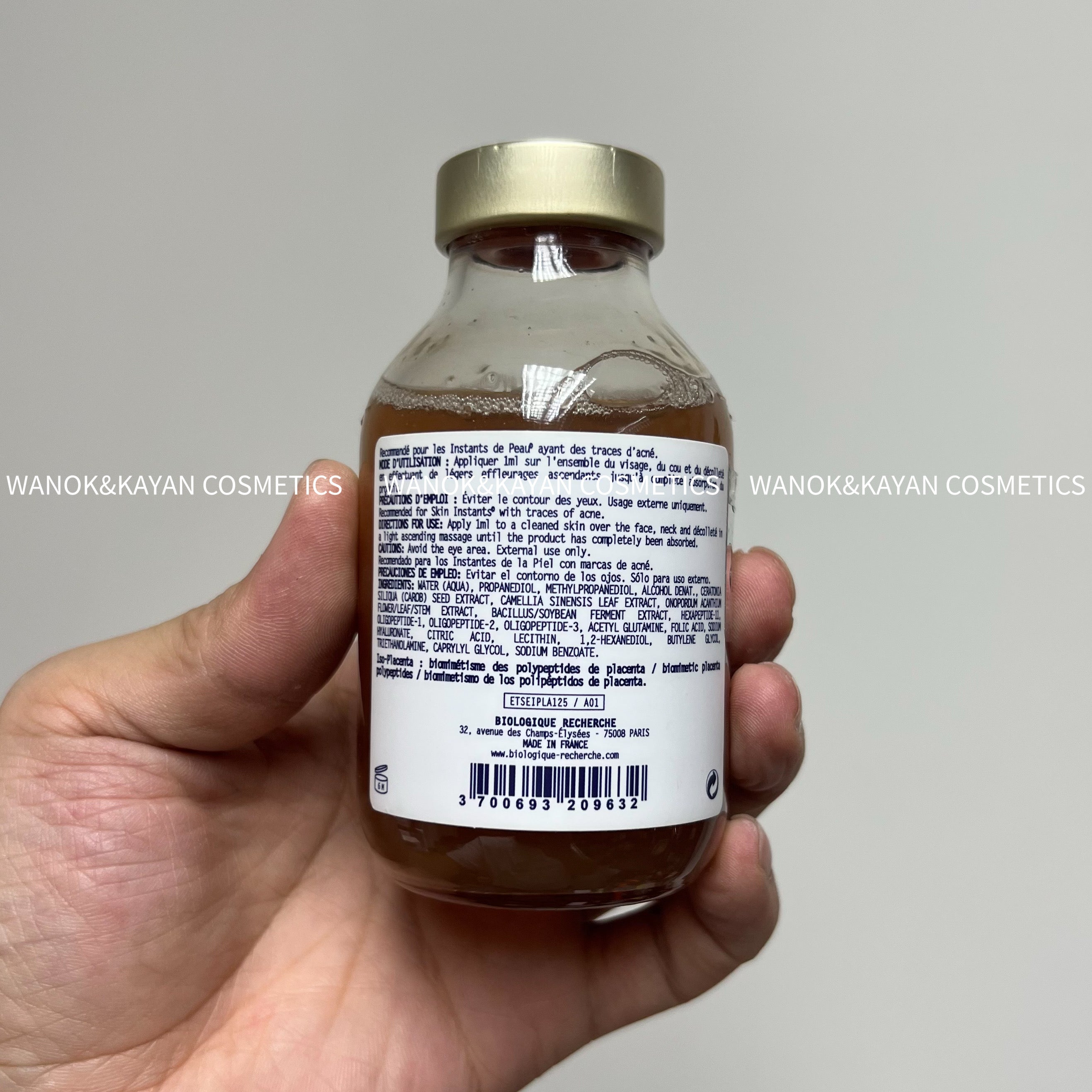 Biologique Recherche 原液之謎 胎盤滋養精華 30ml / 125ml ISO-PLACENTA SERUM AUTHENTIQUE