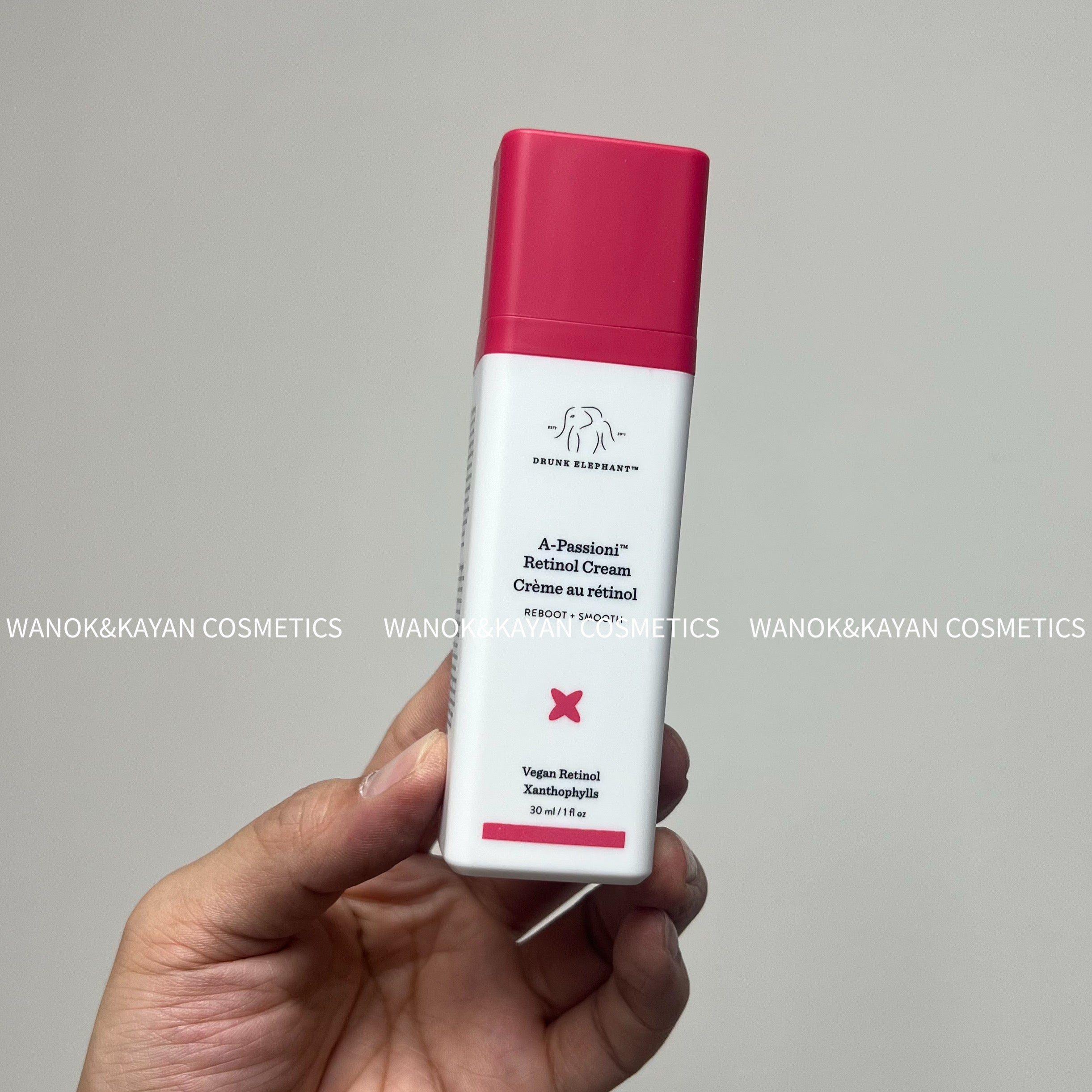 Drunk Elephant 醉象 1%視黃醇精華30ml+保濕修護精華露3ml A-Passioni  Retinol Cream Creme au retinol A醇精華乳