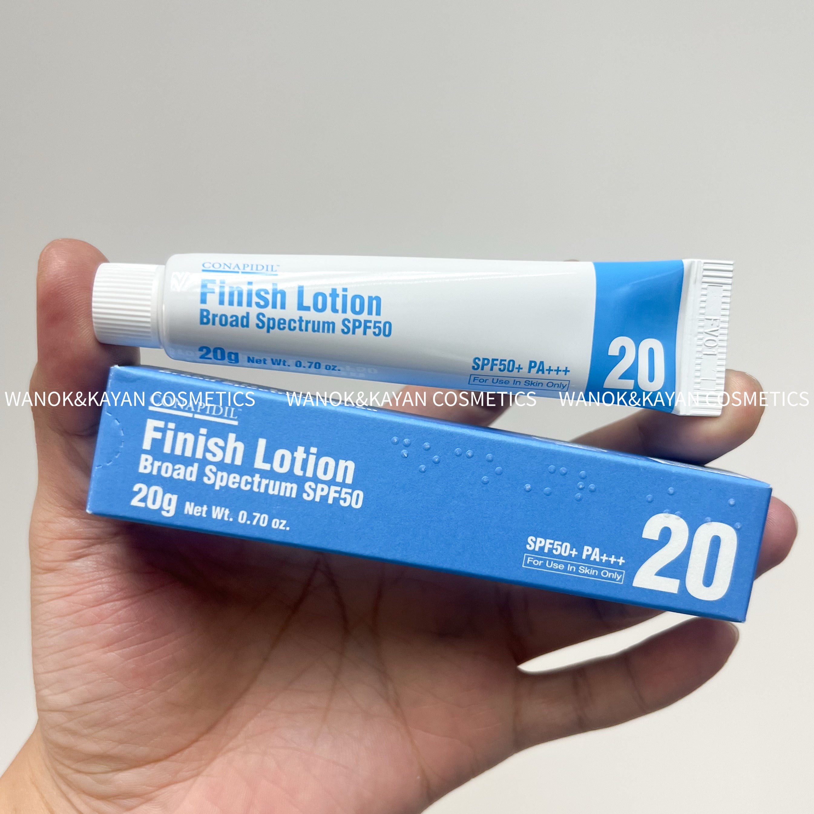 CONAPIDIL 防曬霜 CONAPIDIL Finish Lotion Broad Spectrum SPF50 20g SPF50+ PA+++