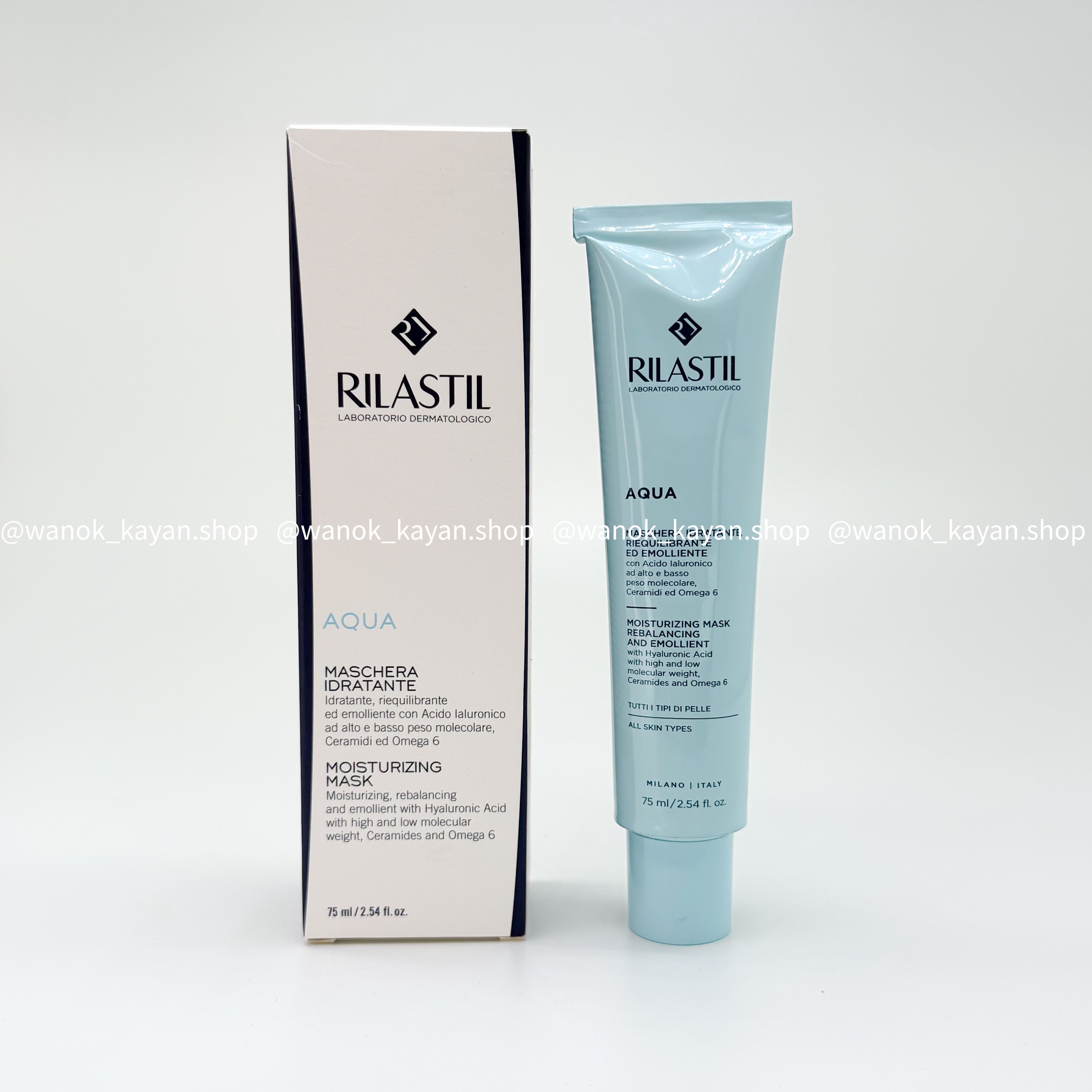 rilastil 水溋補濕面膜75ml RILASTIL AQUA Moisturizing Mask