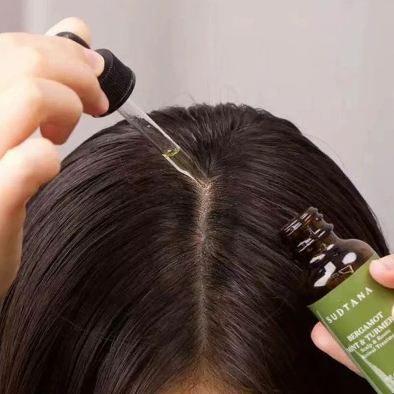 Sudtana 頭皮精華 佛手柑薄荷薑黃強韌固髮頭皮髮根精華 30ml  Bergamot Mint & Turmeric Scalp & Roots Revival Treatment