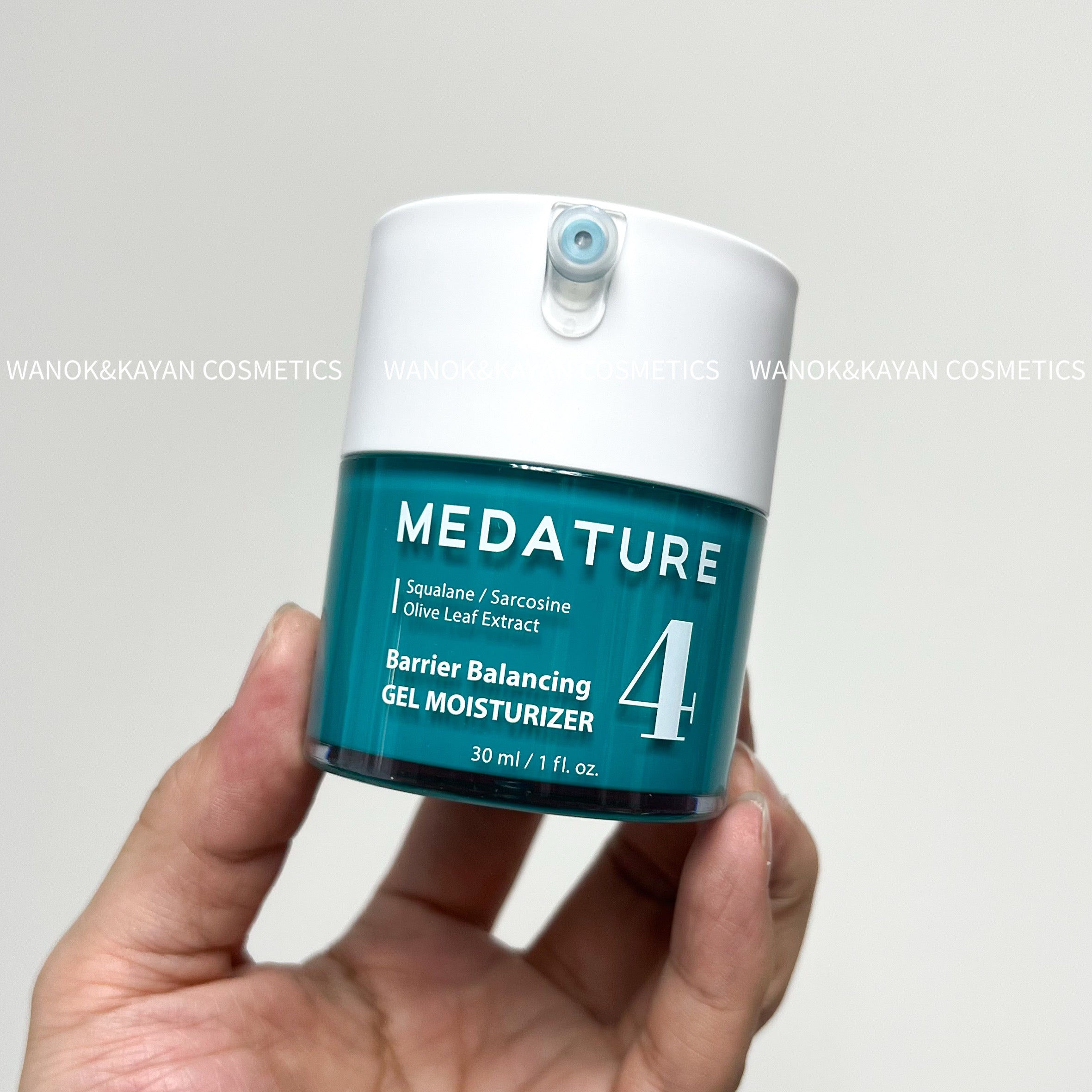 Medature 平衡水凝霜色修面霜修護 30ml MEDATURE Squalane / Sarcosine Olive Leaf Extract Barrier Balancing GEL MOISTURIZER 4