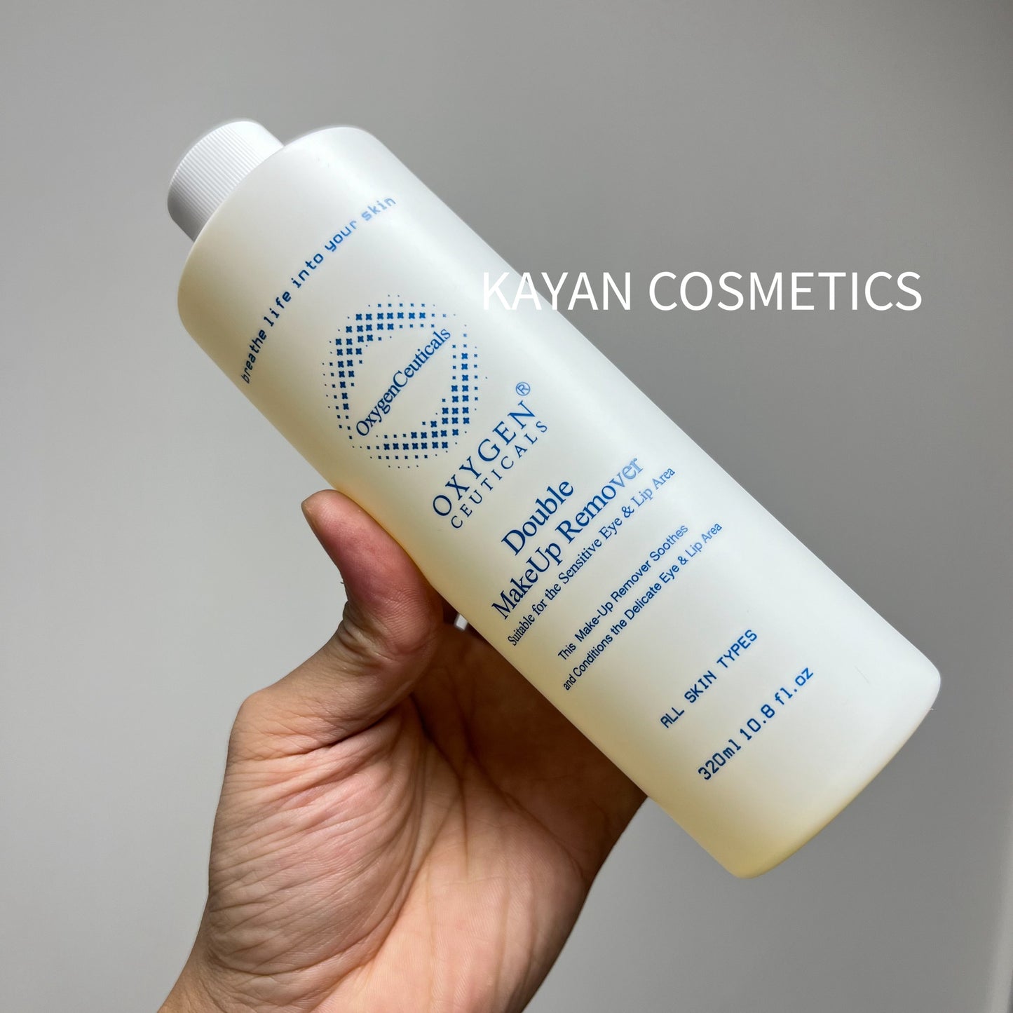 包順豐 韓國 Oxygen Ceuticals Double Makeup Remover 清新注氧雙重潔面卸妝油 320ml OxygenCeuticals Double Makeup Remover