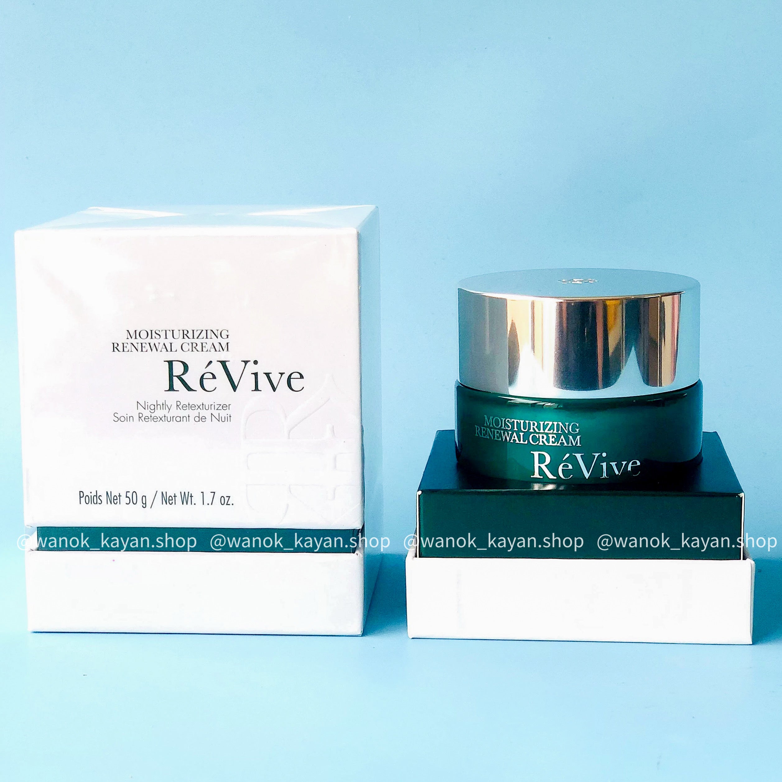 ReVive 潤澤更新晚霜 50ml 清爽版 MOISTURIZING RENEWAL CREAM RéVive Nightly Retexturizer Soin Retexturant de Nuit
