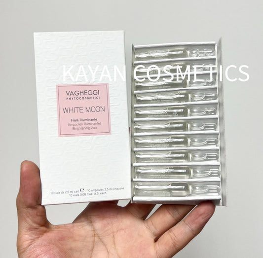 包順豐 意大利 VAGHEGGI 韻姿  4C亮白精華素10*2.5ML WHITE MOON Fiala illuminate Ampoules illuminates Brightening vials