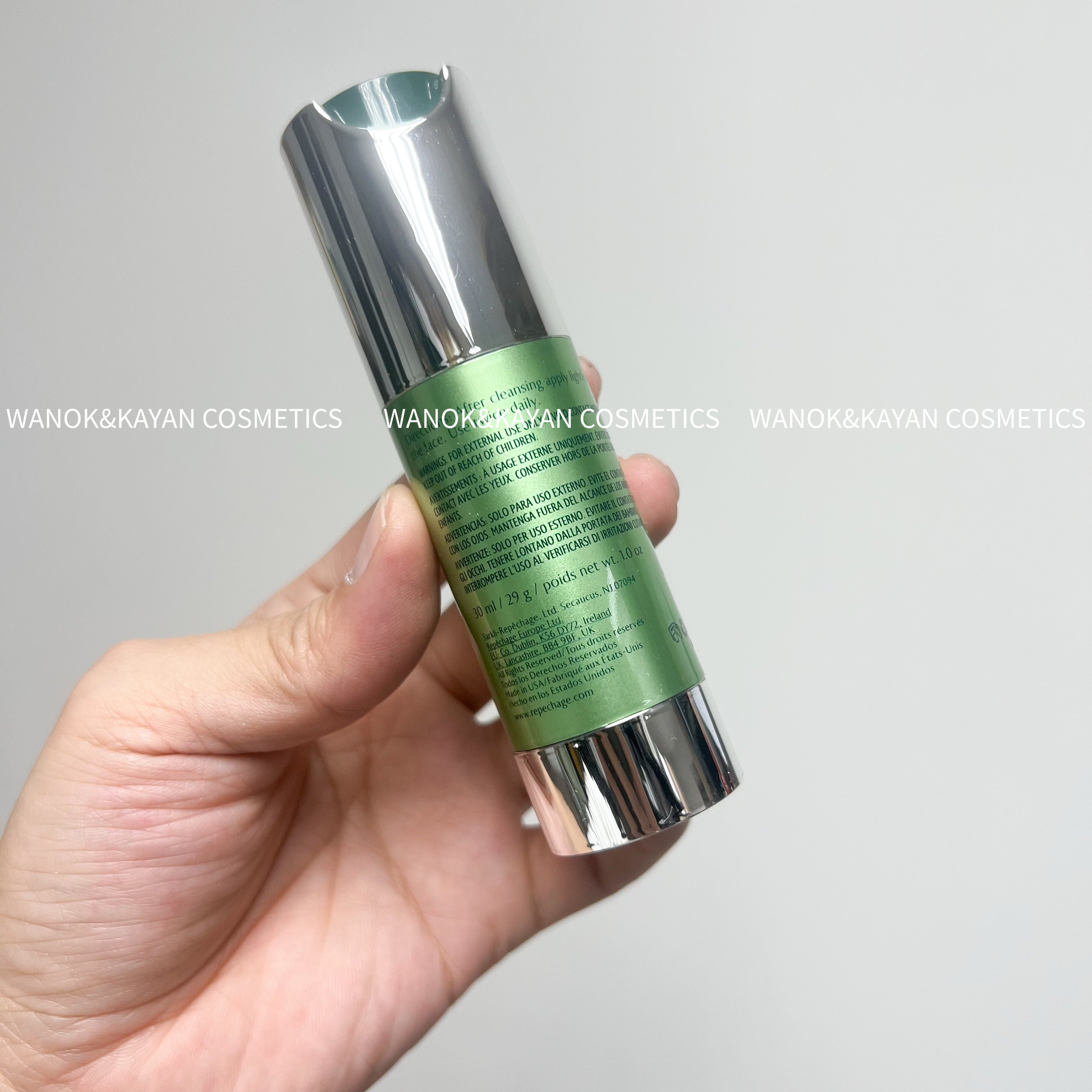 Repechage 一夜退紅精華 海藻精華液 敏感煥活精華 小綠瓶祛痘舒緩精華 50ml Repechage Red Out Serum