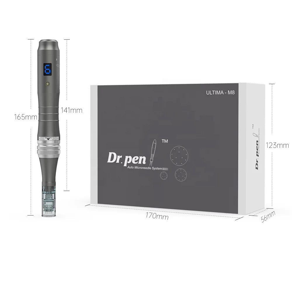 DR.PEN M8小黑筆 MTS無線電動充電M8微針儀導入美容儀 ULTIMA - M8 電動微針筆 dr pen M8納米微晶美容儀導入儀飛梭筆 drpen 手提電動MTS儀