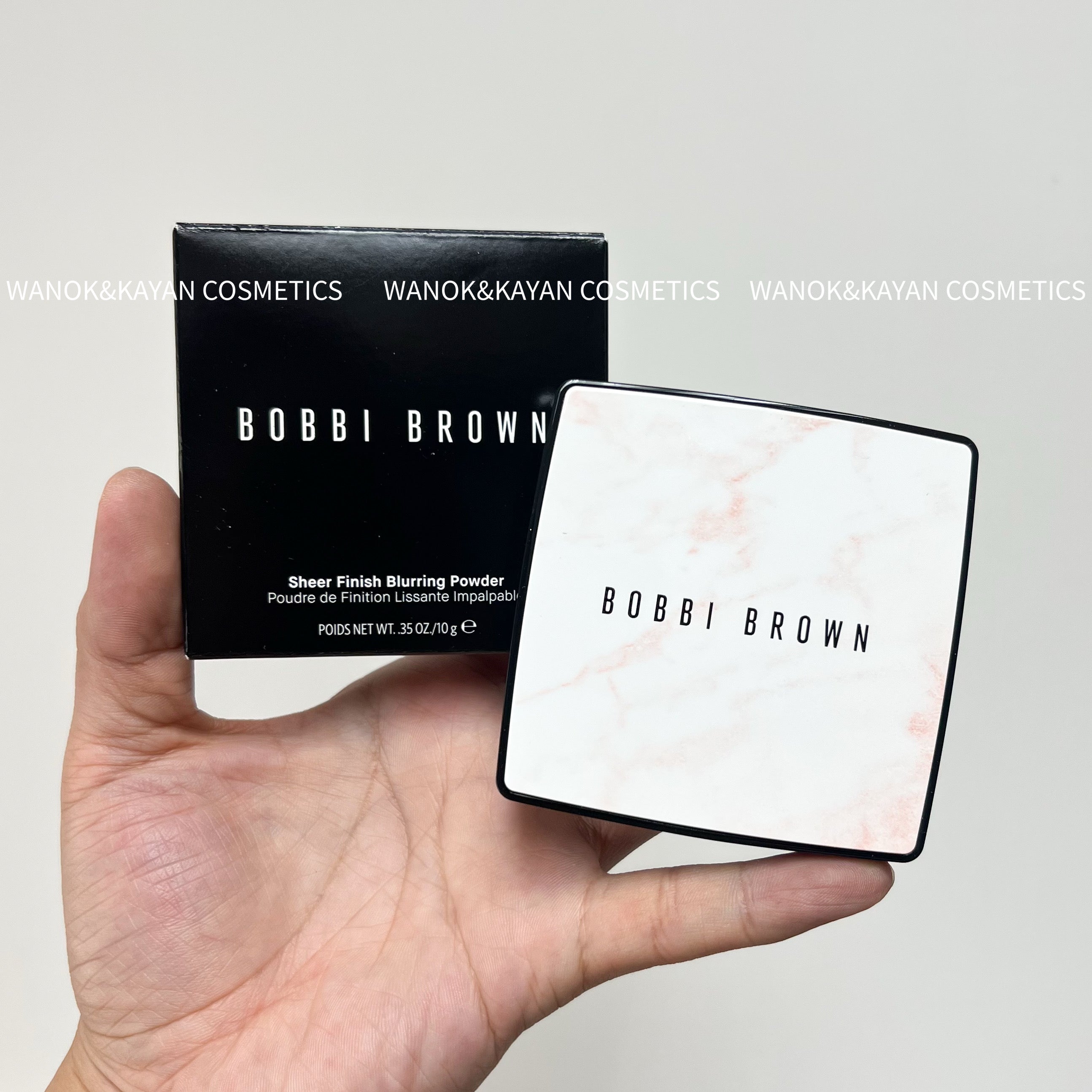 Bobbi Brown 大理石粉嫩蜜粉餅 Sheer Finish Blurring Powder 大理石蜜粉餅定妝 10g
