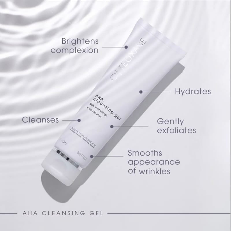 teoxane AHA多效潔面乳150ml  АНА Cleansing gel Nettoyant visage Face cleanser
