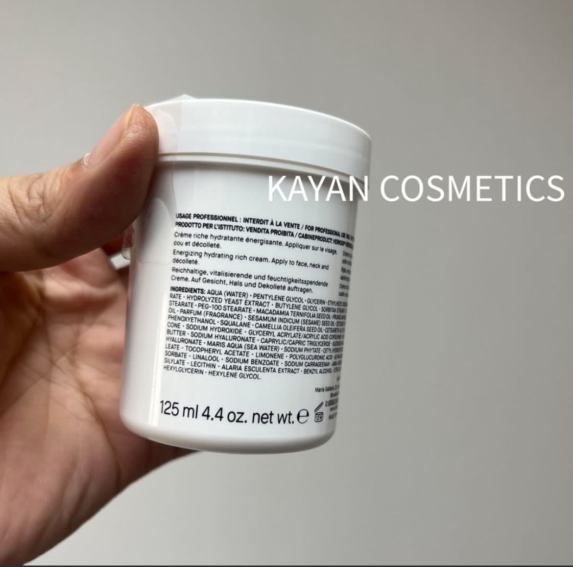 包順豐 水漾修護霜 125ml 261 HYDRA'GLOBAL
Creme Riche Rich Cream