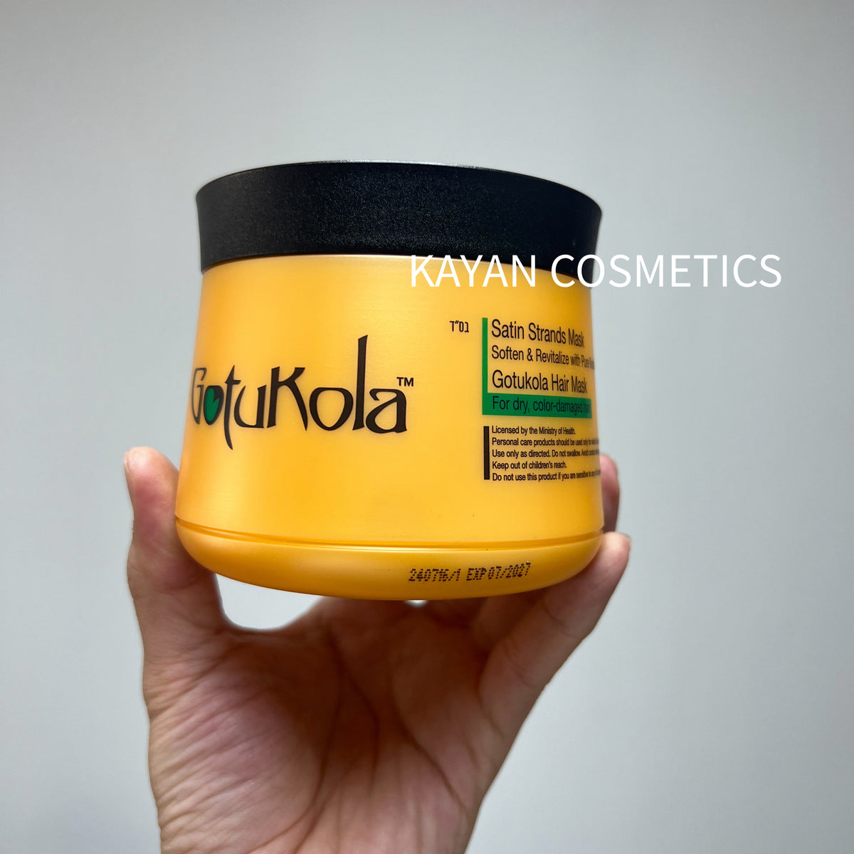 Gotukola Satin Strands 柔順亮澤角蛋白髮膜 500ml 橙狗頭 狗頭考拉髮膜 Gotukola Keratin Restorative Hair Mask