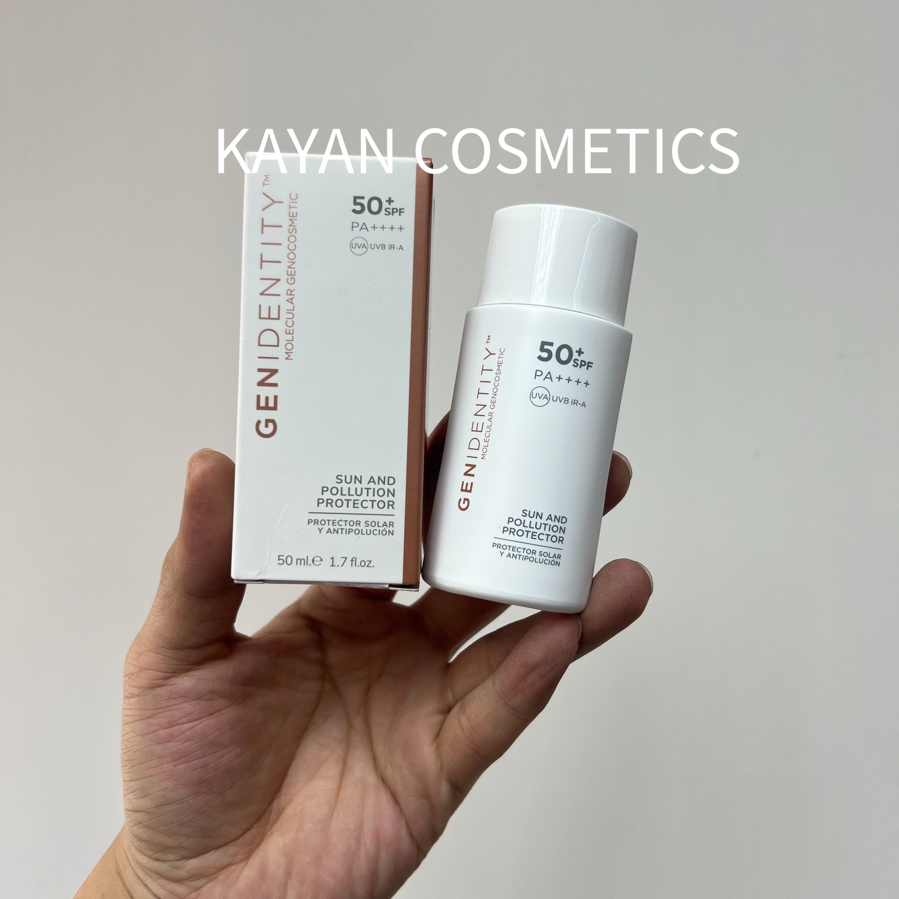 Genidentity 防曬乳SPF50 SUN AND POLLUTION PROTECTOR