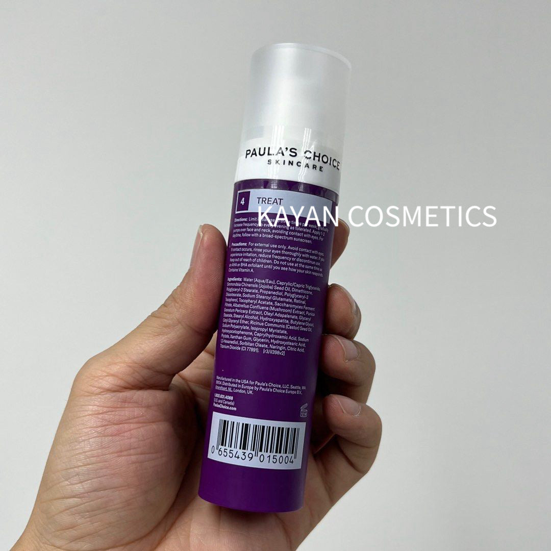包順豐 paulas choice 寶拉珍選 Clinical Pro Retinaldehyde Dual-Retinoid Treatment 高效A 醛PRO 新生精華乳 30ml 進階版視黃醇 Paula's Choice
