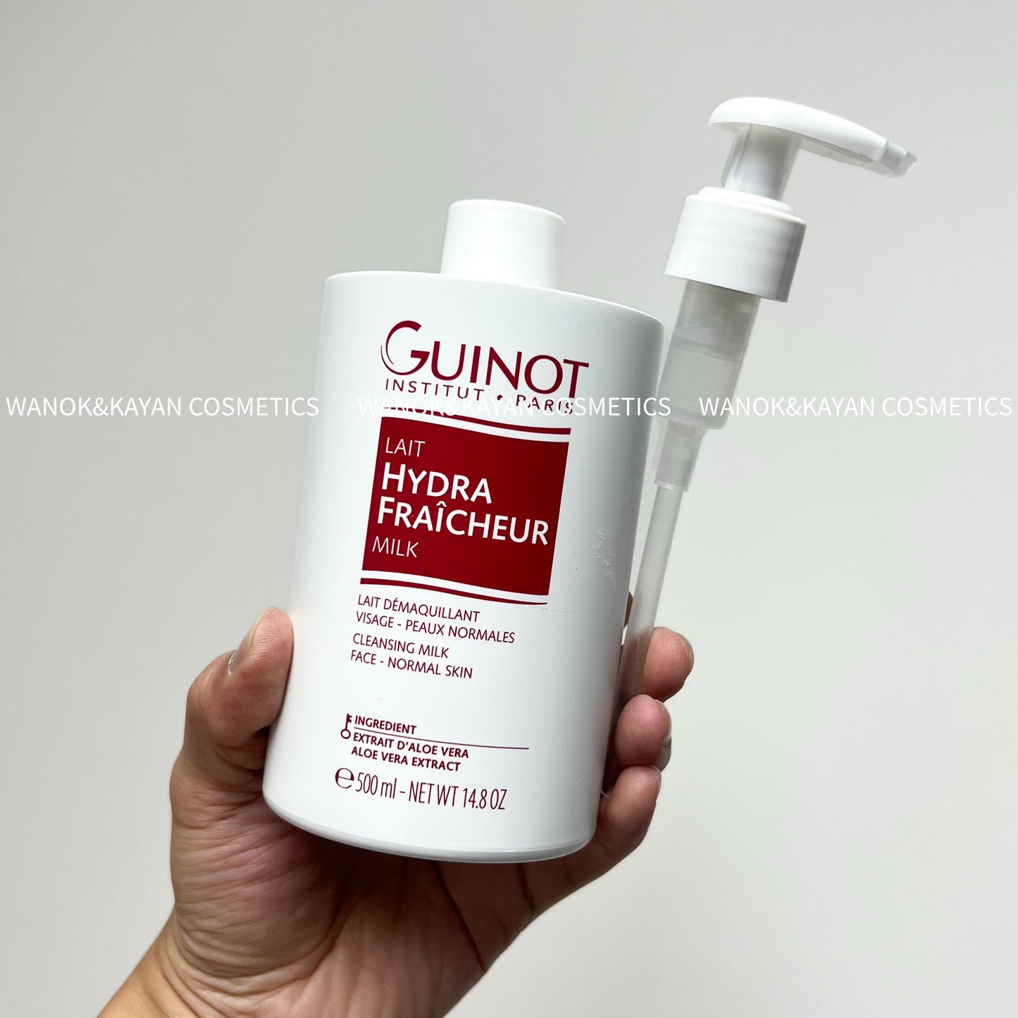 新版 包順豐 GUINOT 維健美 HYDRA FRAICHEUR 潔面乳 500ml LAIT HYDRA FRAiCHEUR MILK