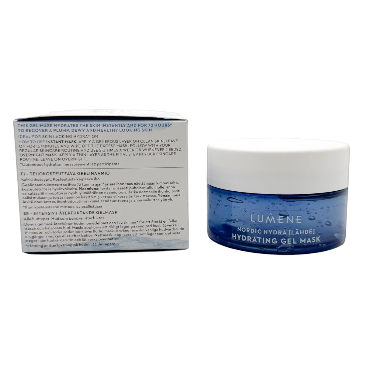 Lumene 北極冰泉補水啫喱面膜 / 水氧修復凝膠面膜 100ml Lumene Nordic Hydra Lahde Hydrating Gel Mask 12345