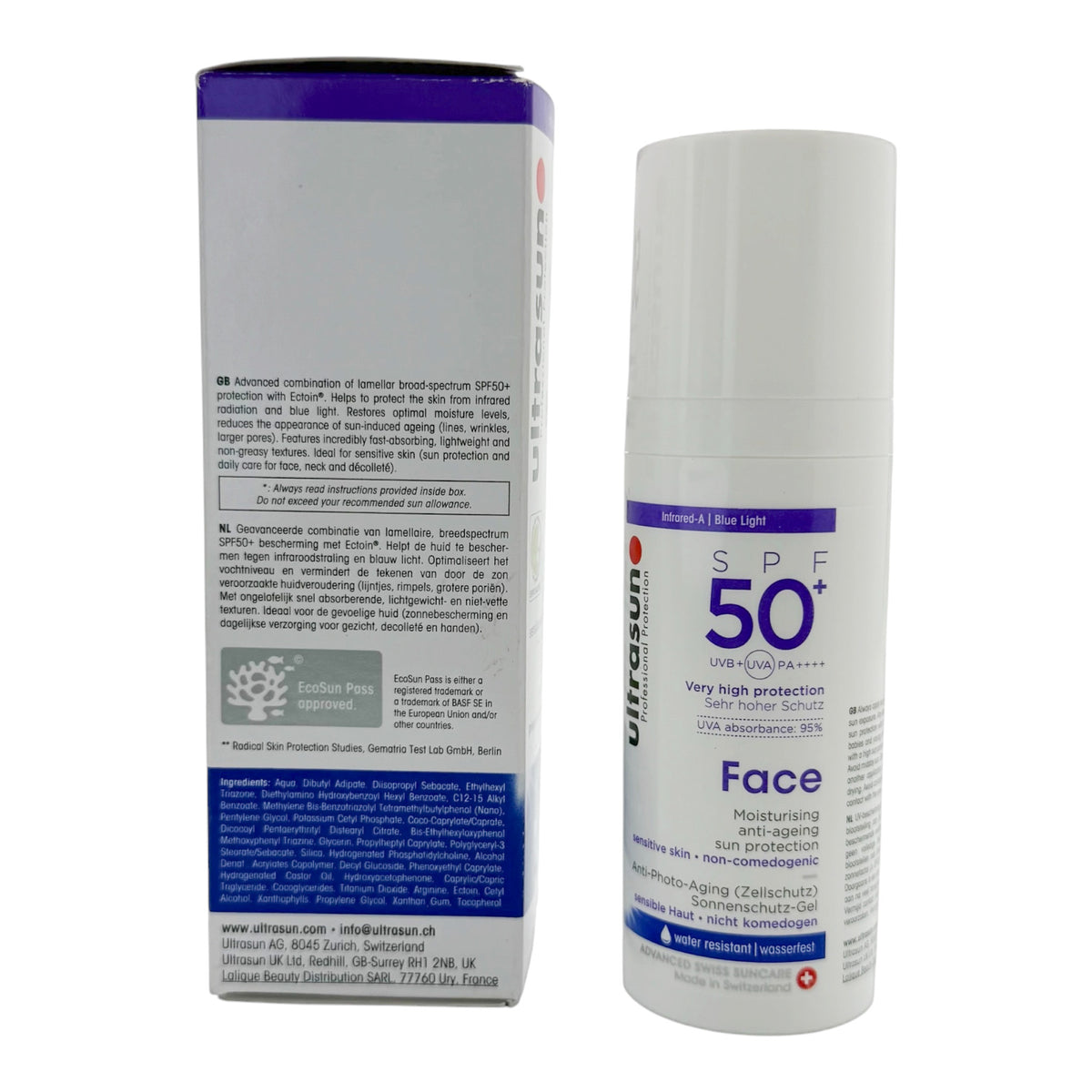 Ultrasun Face SPF 50+ 護顏修護防曬乳 50ml Ultrasun Face Anti-Ageing Formula Sun Protection SPF 50+