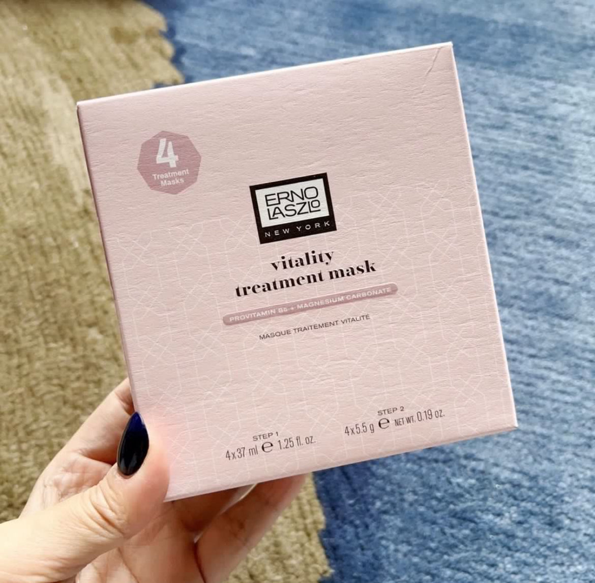 Erno Laszlo 水療再生冰白面膜 冰白面膜一盒4組 vitality treatment mask（STEP 1 ：4x37 ml + STEP 2 ：4×5.5g）