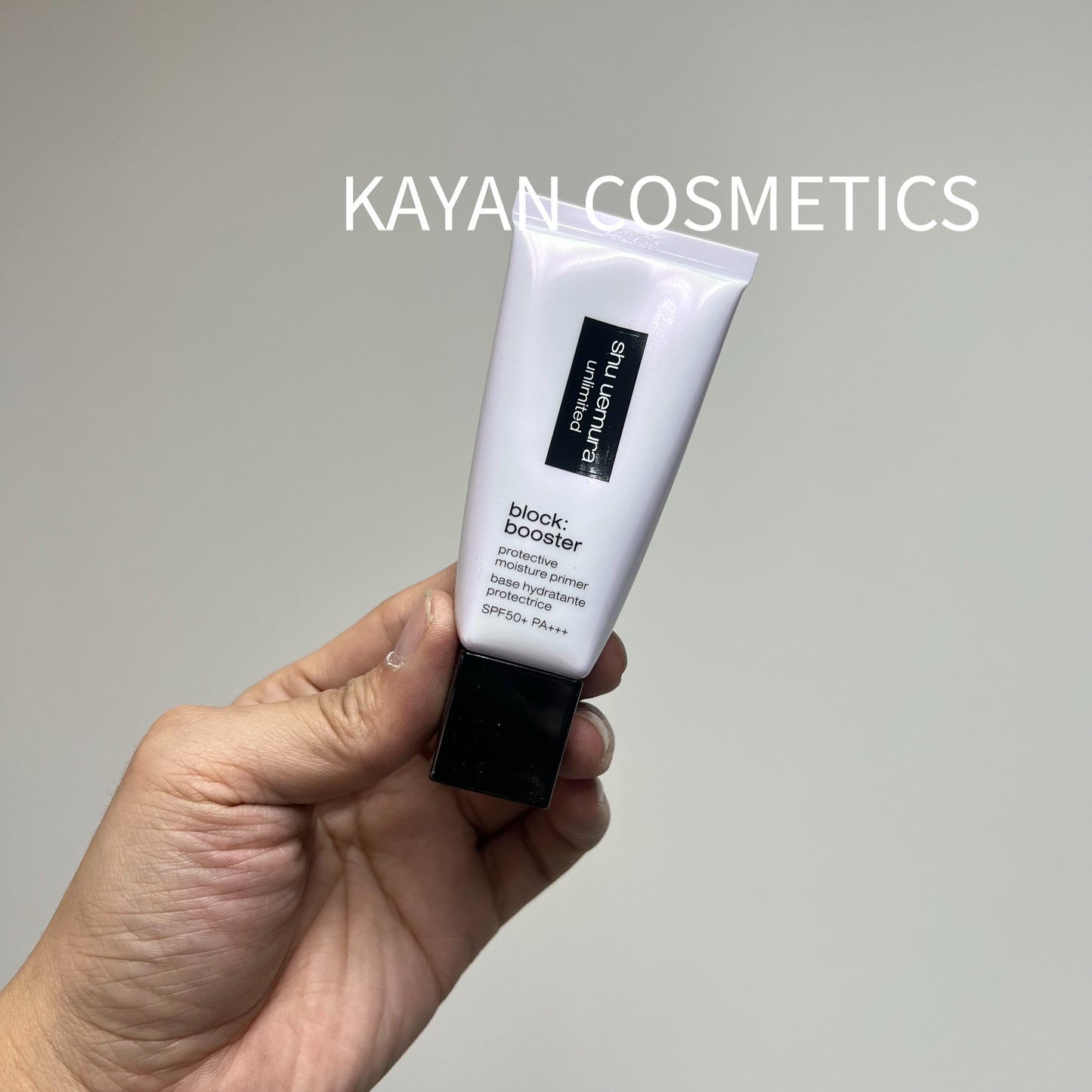 新款 包順豐 shu uemura unlimited  植村秀羽紗防曬隔離乳30ml紫色小方管 block: booster protective moisture primer base hydratante protectrice SPF50+ PA+++