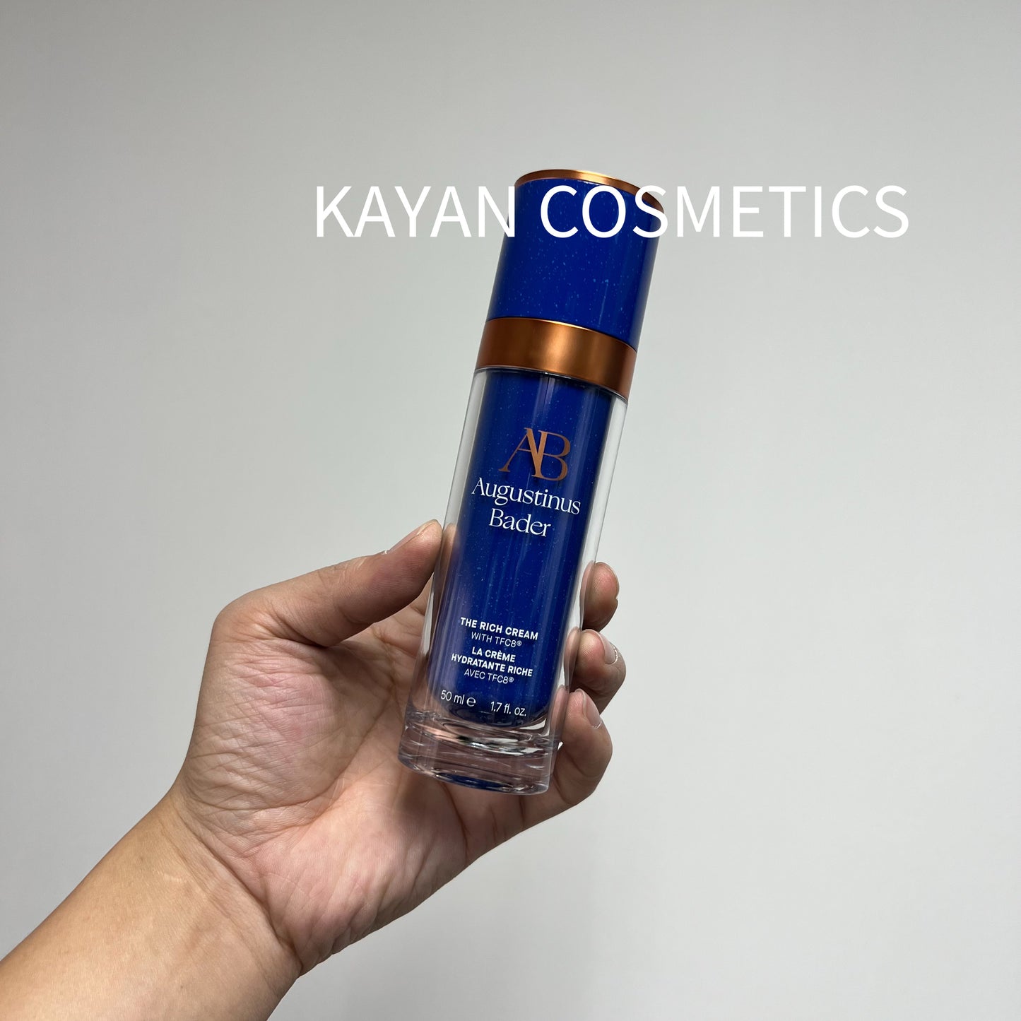 50ml 包順豐 德國AB藍鑽滋潤面霜Augustinus Bader 賦能精華霜 THE RICH CREAM