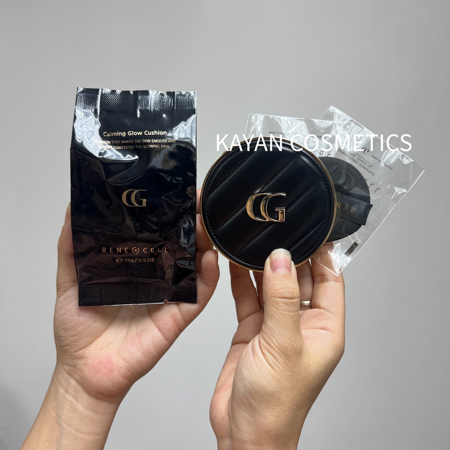 包順豐 韓國 RENECELL CG氣墊 滋潤遮瑕   。Rene Cell。Rene-Cell。ReneCell。Rene-Cell。Rene+Cell