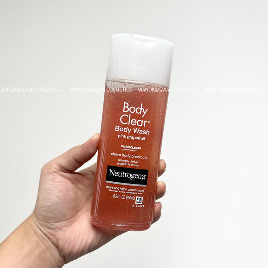 $228/2支 露得清 Neutrogena Body Clear 身體沐浴露 露得清水楊酸葡萄柚沐浴露  Neutrogena Body Clear Body Wash pink grapefruit 250ml x2