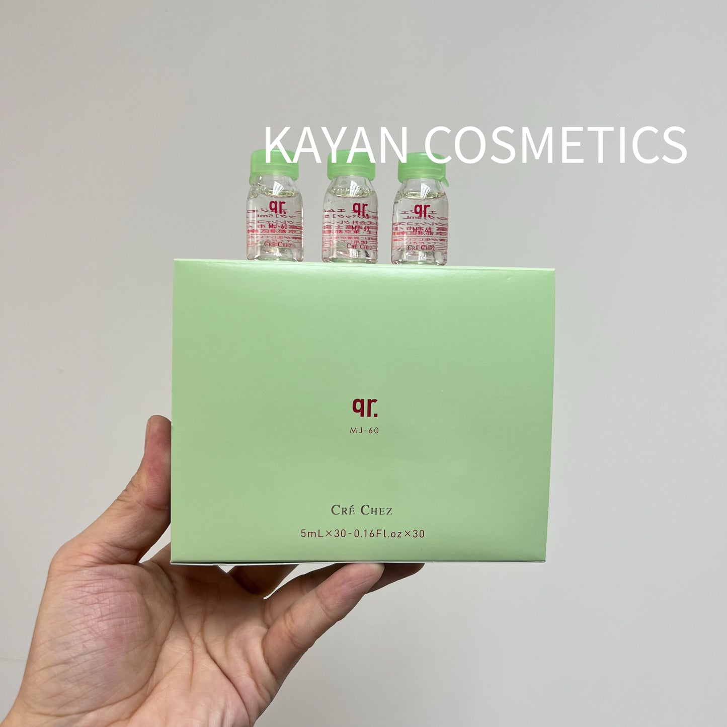 毛孔管理面膜 包順豐 日本 Cre chez MJ60  液體面膜 5ml x30支 MJ-60 CRE CHEZ。CRE CHEZ M J-60