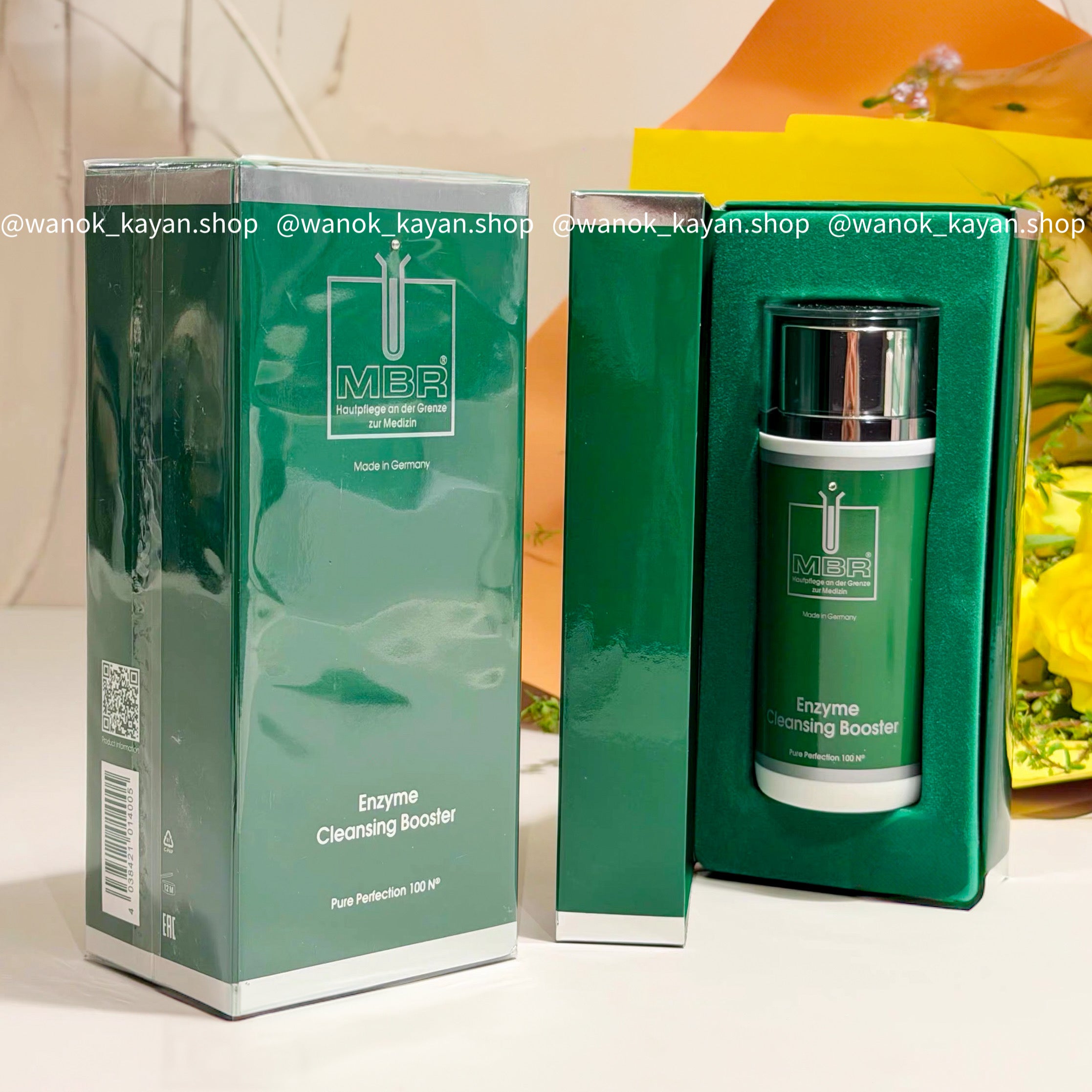 包順豐 MBR Medical Beauty Research 德國 MBR 鑽石精粹酵素亮顏粉 80g 潔顏粉酵素潔面80g。Hautpflege an der Grenze zur Medizin Enzyme Cleansing Booster Pure Perfection 100 N