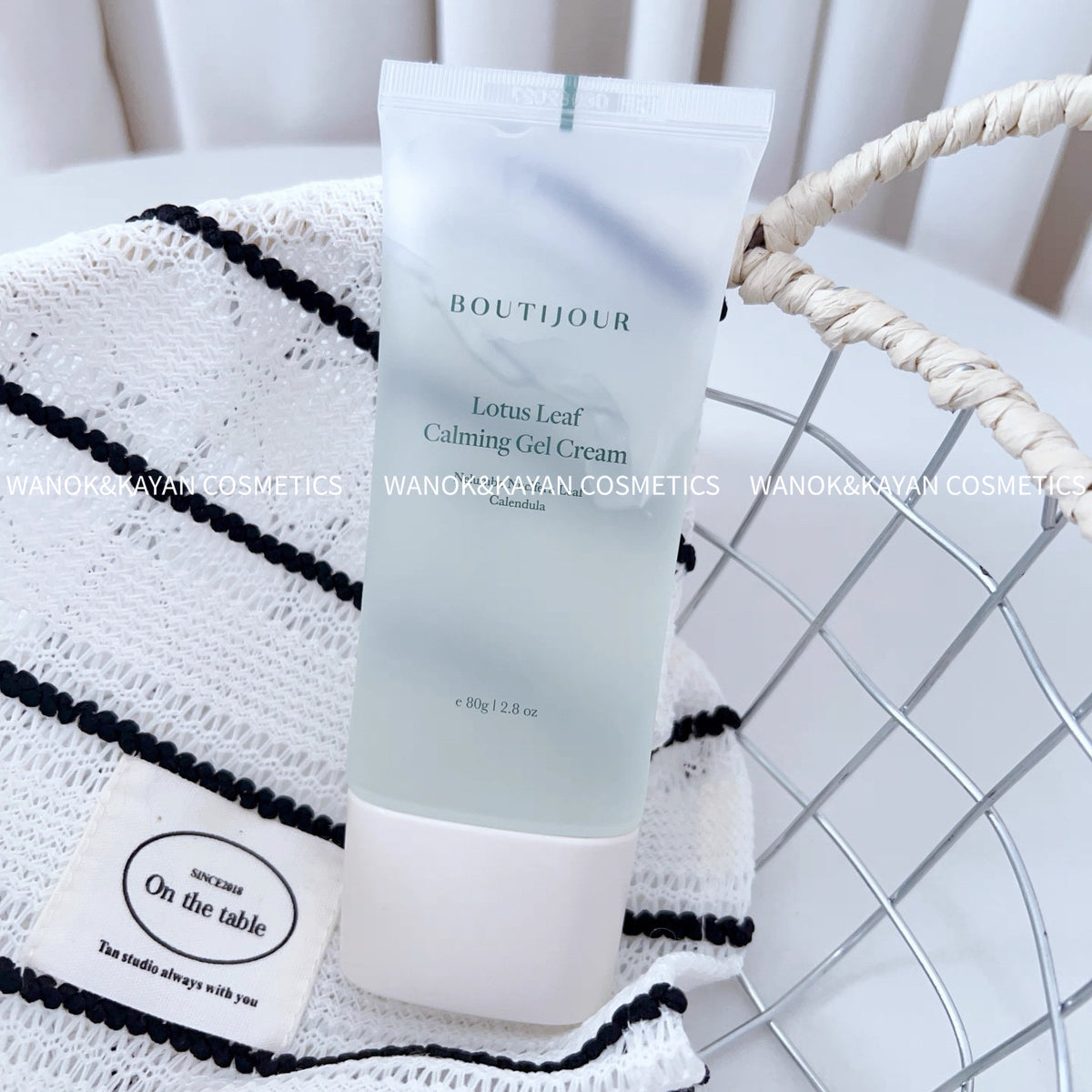 boutijour 凝膠面霜神經酰胺 80ml BOUTIJOUR Lotus Leaf Calming Gel Cream