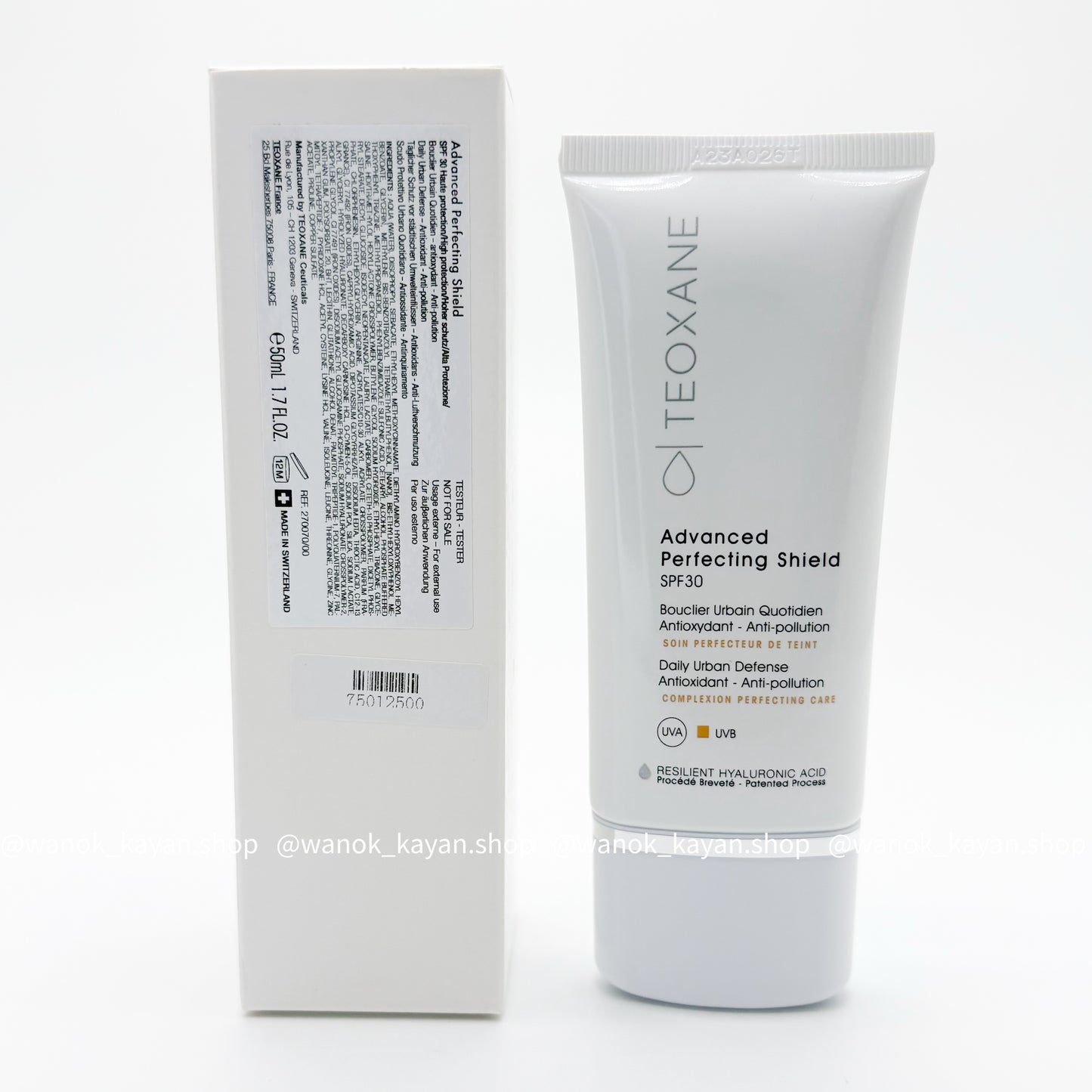 Teoxane Advanced Perfecting Shield SPF30  高效防曬水凝乳 / 卓能煥活防曬乳 50ml