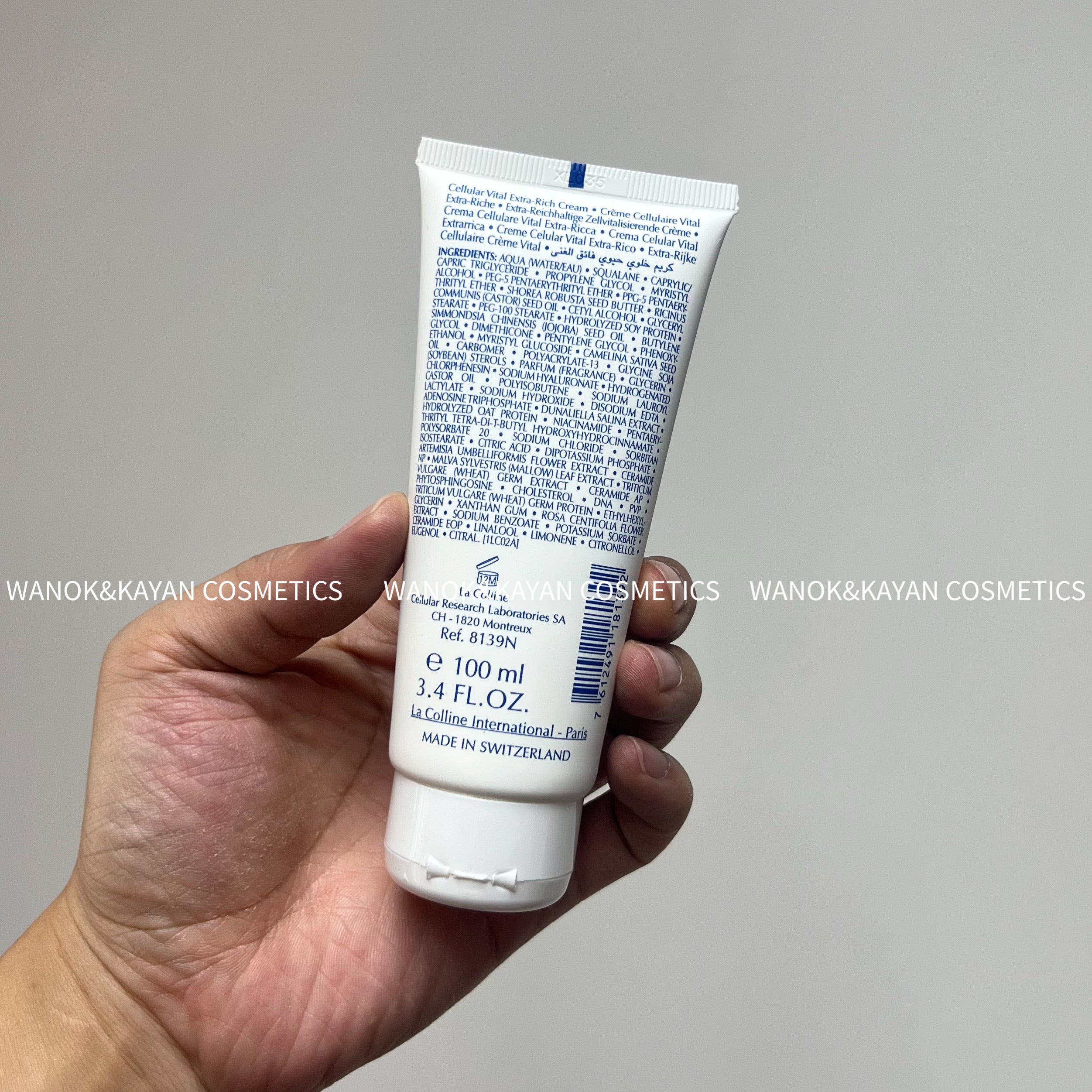 La colline 活細胞豐盈活力再生霜 100ml 8139活力緊致面霜100ml AdVANCED VITAL Cellular Vital Extra-Rich Cream Creme Cellulaire Vital Extra-Riche