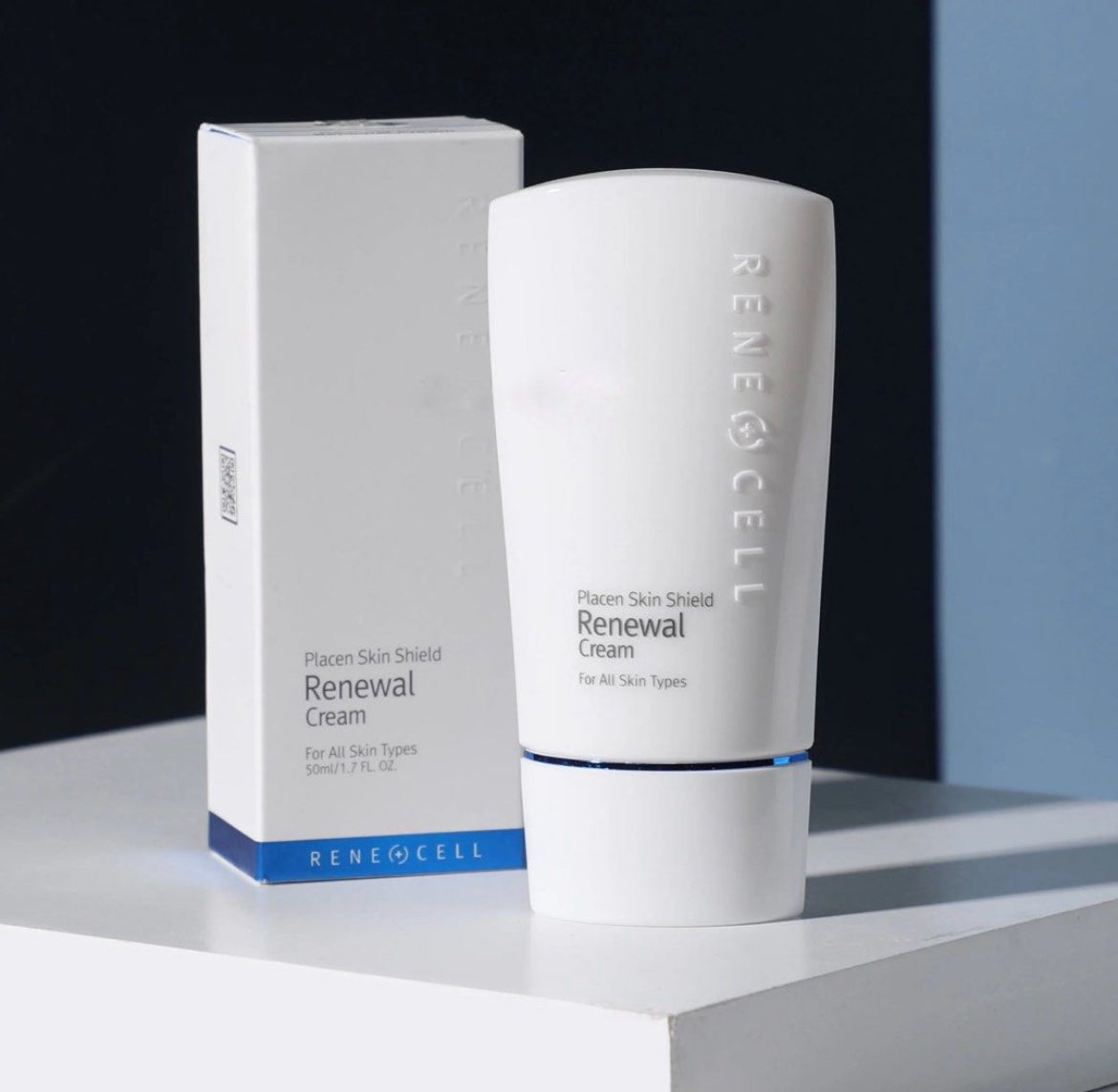 Rene-Cell 隔離再生霜 保濕隔離乳50ML Placen Skin Shield Renewal Cream