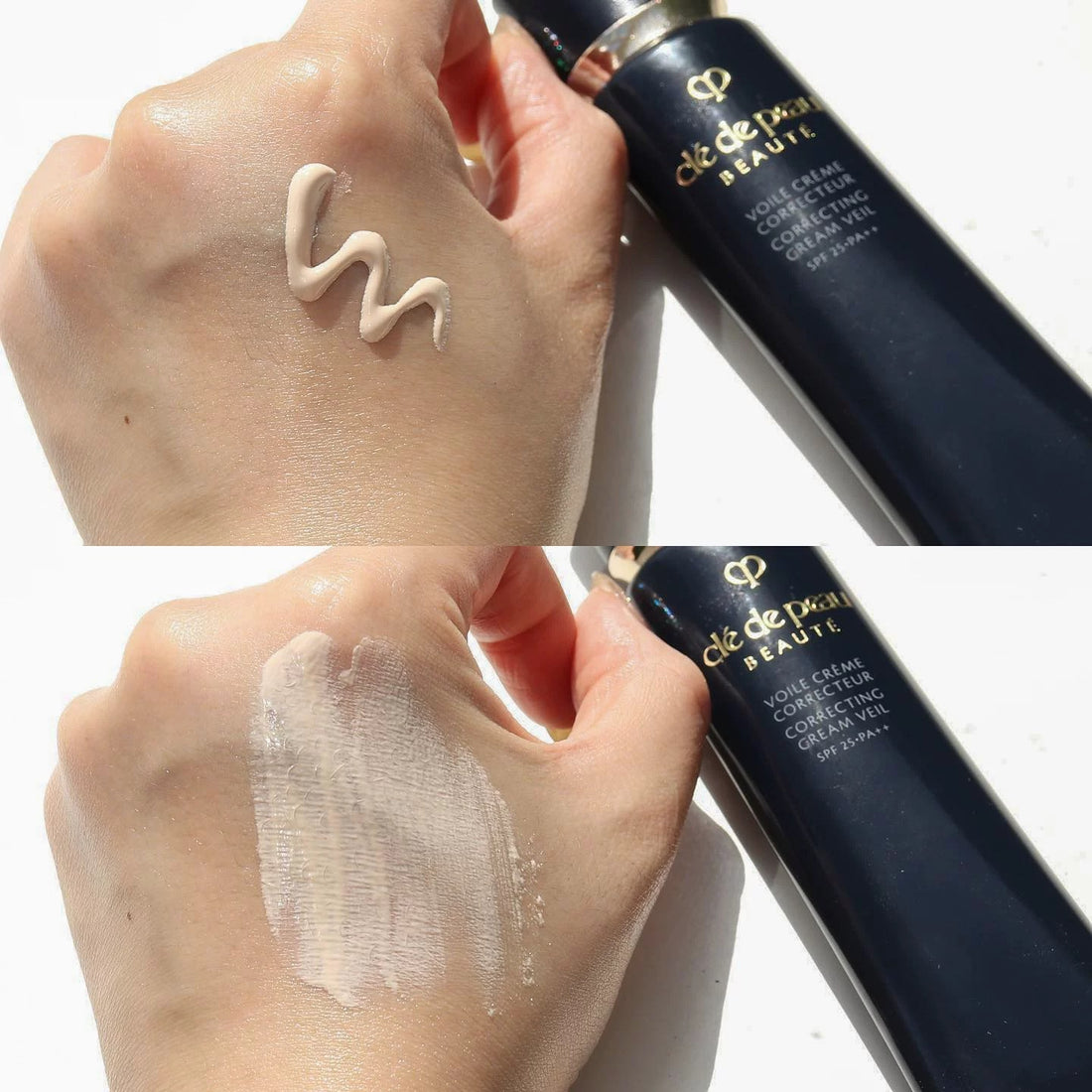 SF package! Japan's CBP skin key long tube moisturizing isolation milk before makeup, concealer, oil control, nourishing skin, even skin tone, long-lasting oil control, black tube isolation VOILE CREME CORRECTEUR
 CORRECTING CREAM VEIL
 SPF 25PA+ 37ml