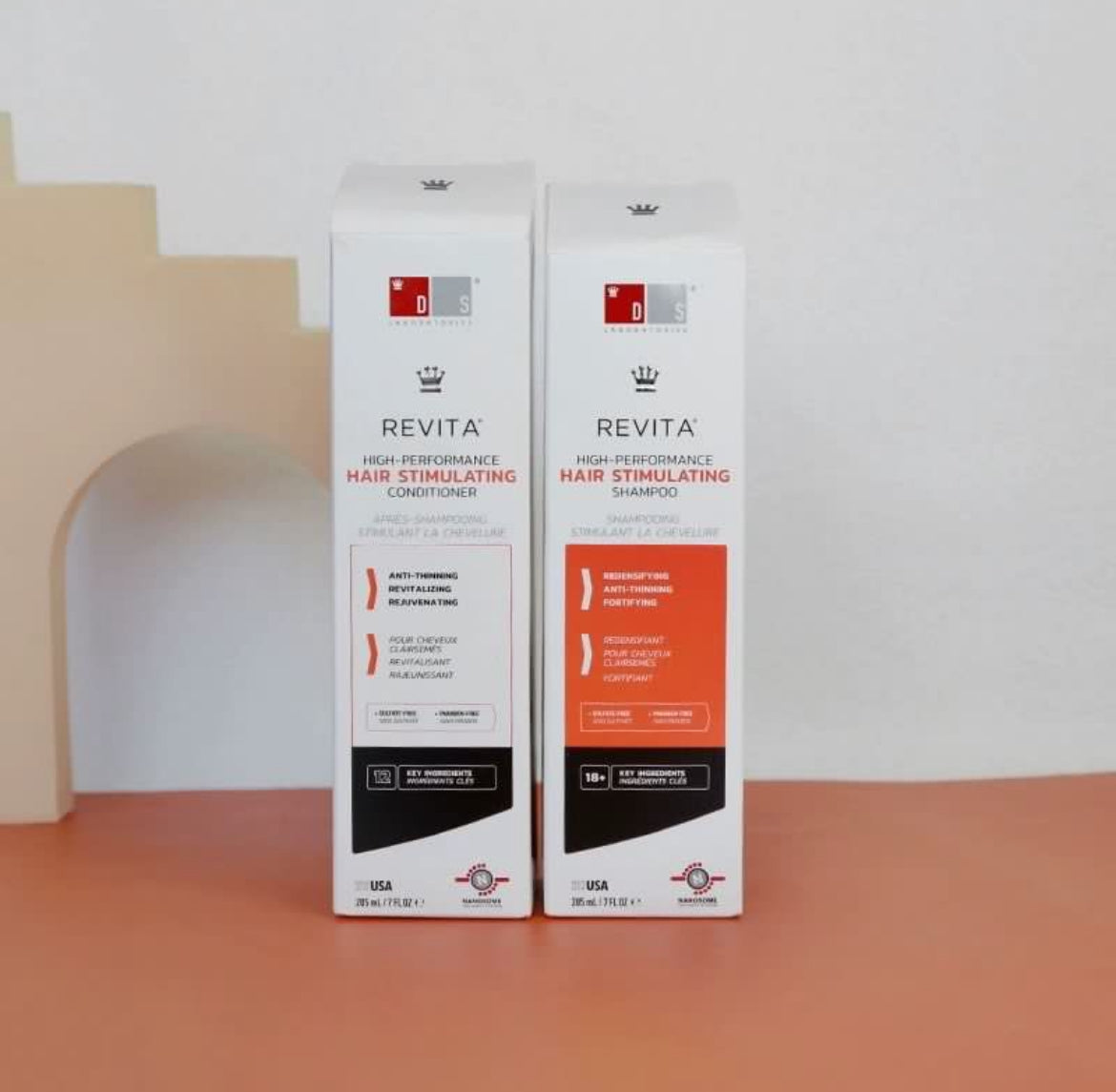 DS Laboratories revita 洗髮水 205ml / 護髮素 205ml 豐盈強韌髮根 防脫滋養強韌髮根 HAIR STIMULATING CONDITIONER / HAIR STIMULATING SHAMPOO DS LABS