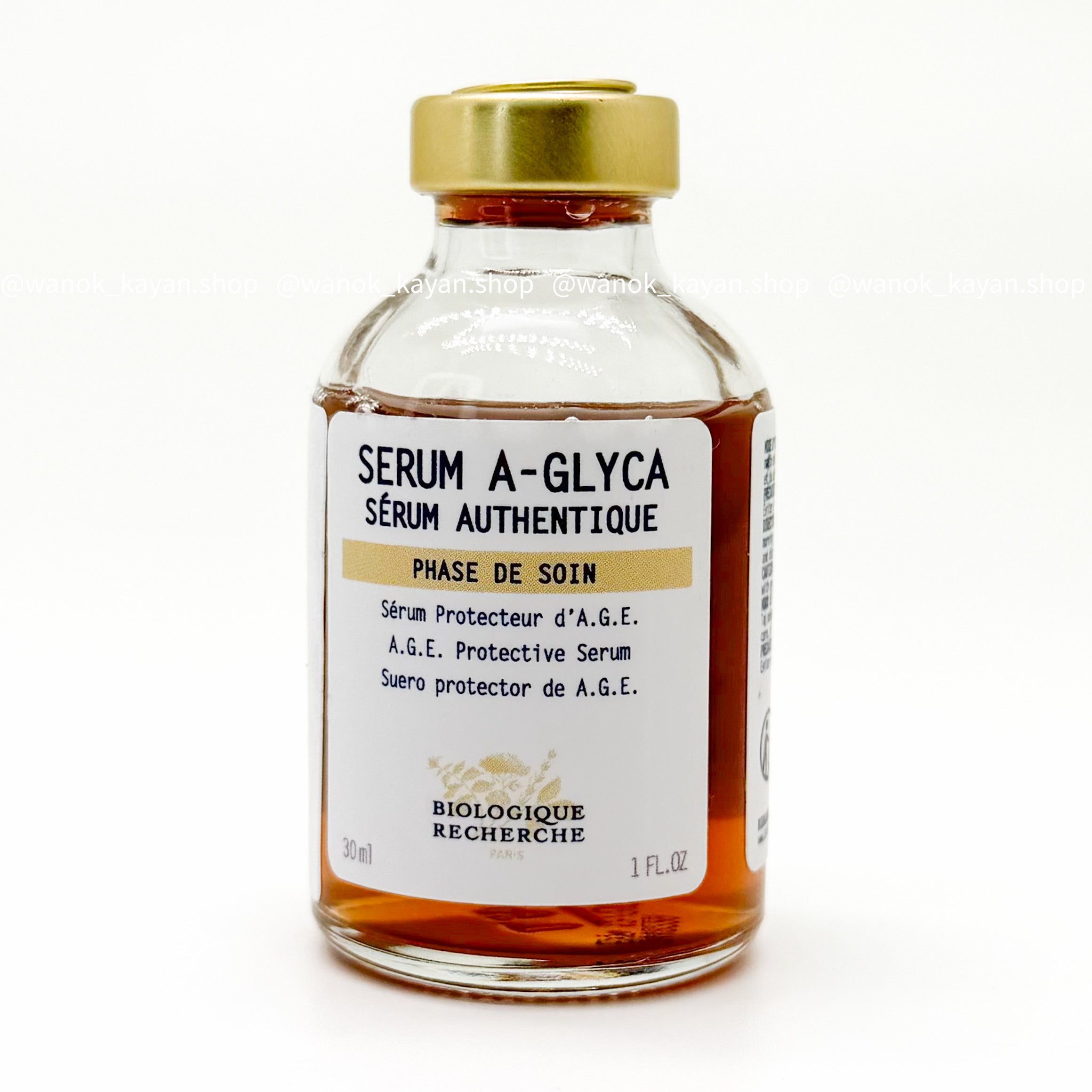 Biologique Recherche 原液之謎 Serum A-Glyca AG抗糖原液 30ml SERUM A-GLYCA SERUM AUTHENTIQUE