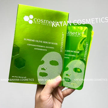 Cosmetic Skin Solutions Css橄欖舒敏面膜 30ML/1片,一包5片 SUPREME OLIVE SERUM MASK CONTAINS POWERFUL SOOTHING ANTIOXIDANTS