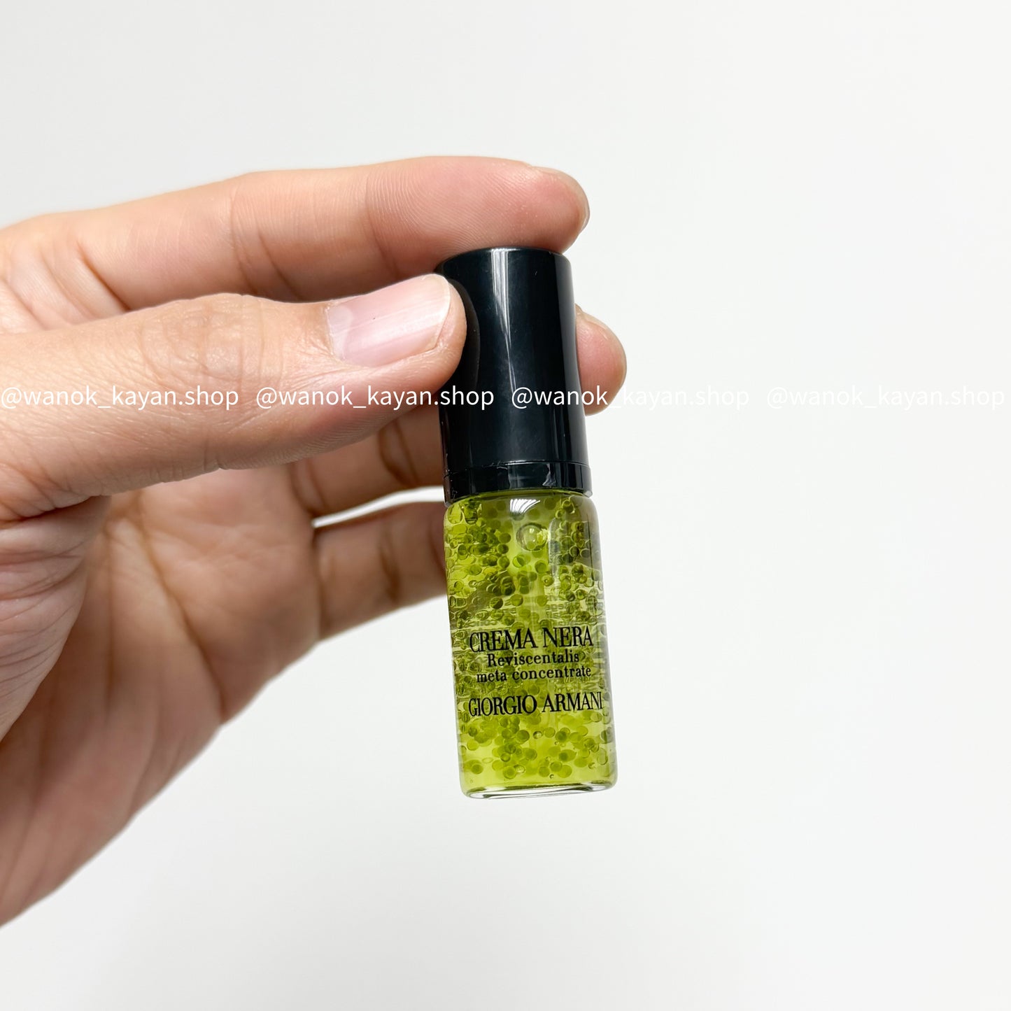 包順豐 法國 Armani 阿瑪尼 極致再生全效修護精華 黑鑰匙綠精華5ml修護膚舒緩緊致提亮改善暗沉抗皺 CREMA NERA。GIORGIO ARMANI / 阿瑪尼