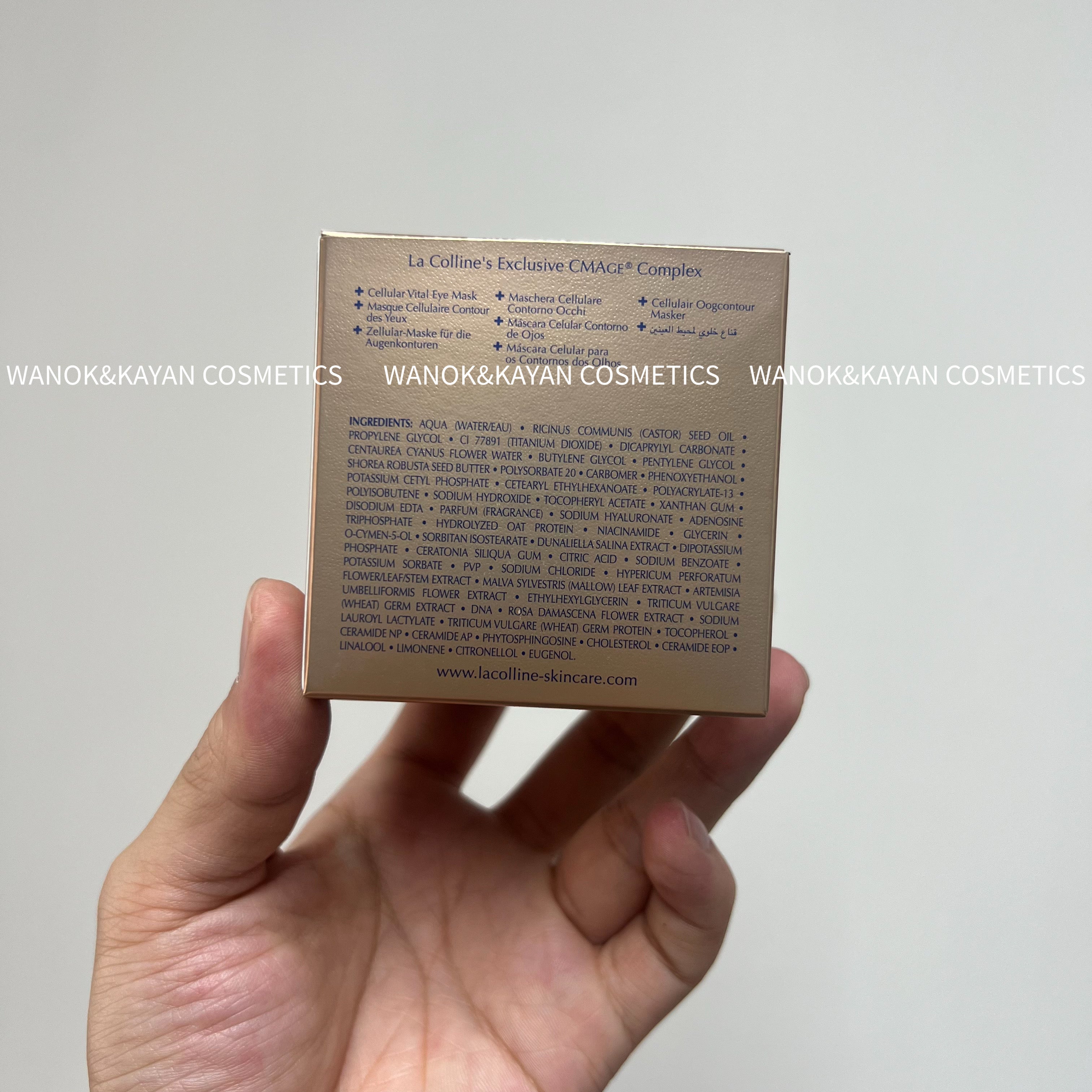 La colline 眼膜 30ml EYE PERFORMANCE Cellular Vital Eye Mask Meque Celularta Entou de Ven