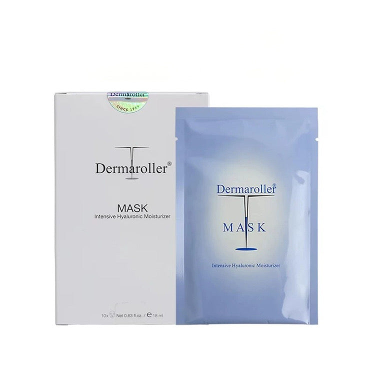 德國 Dermaroller玻尿酸面膜10片IntensiveHyaluronic Moisturizer MASK 蠶絲面膜十片裝