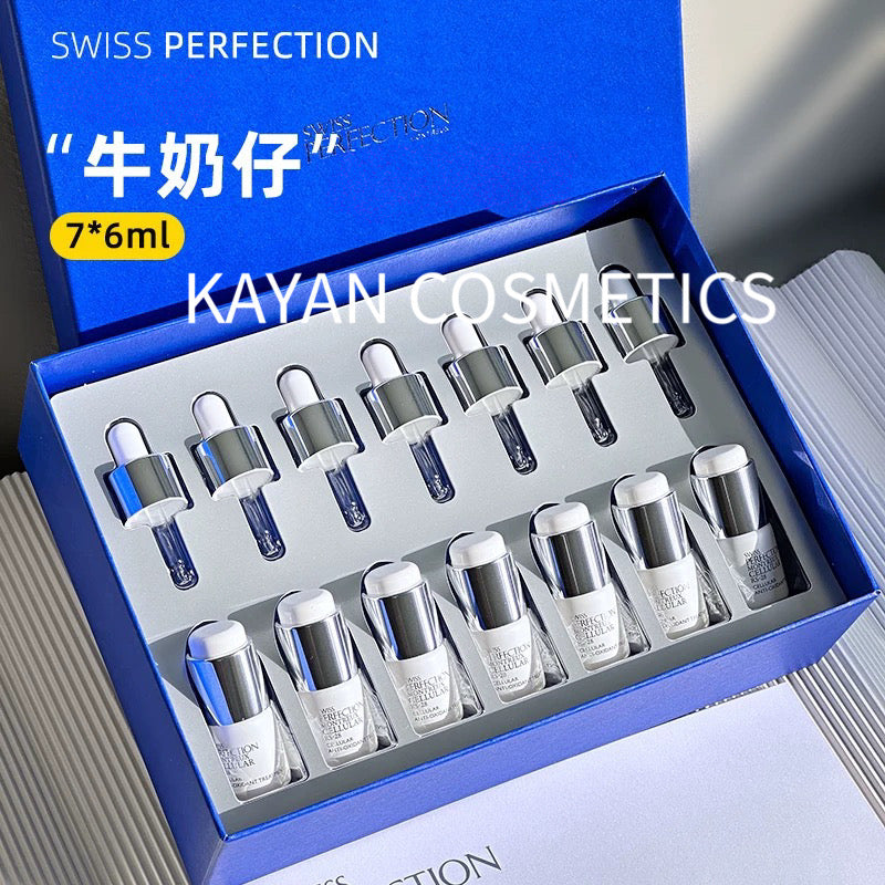 swiss perfection sp牛奶仔安瓶精華液 Swiss Perfection RS-28 Cellular Anti-Oxidant Treatment 活細胞美白多重抗氧化精華素套裝