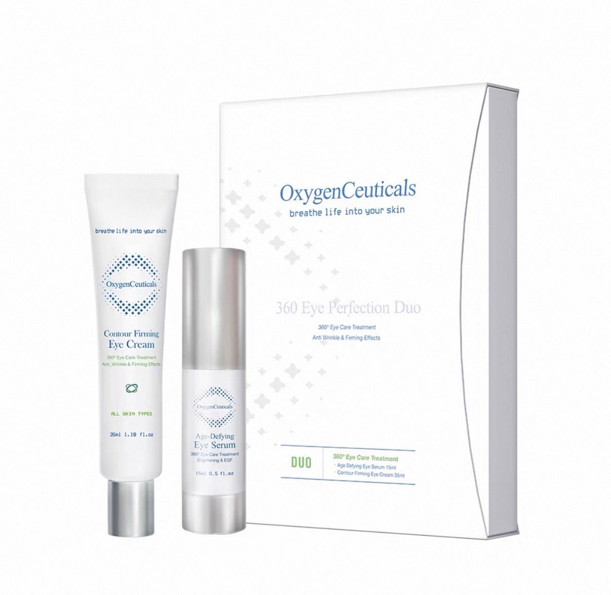 包順豐 OxygenCeuticals 360 Eye Perfection Duo 360° Eye Care Treatment 眼部套裝 眼霜35ml + 眼精華15ml