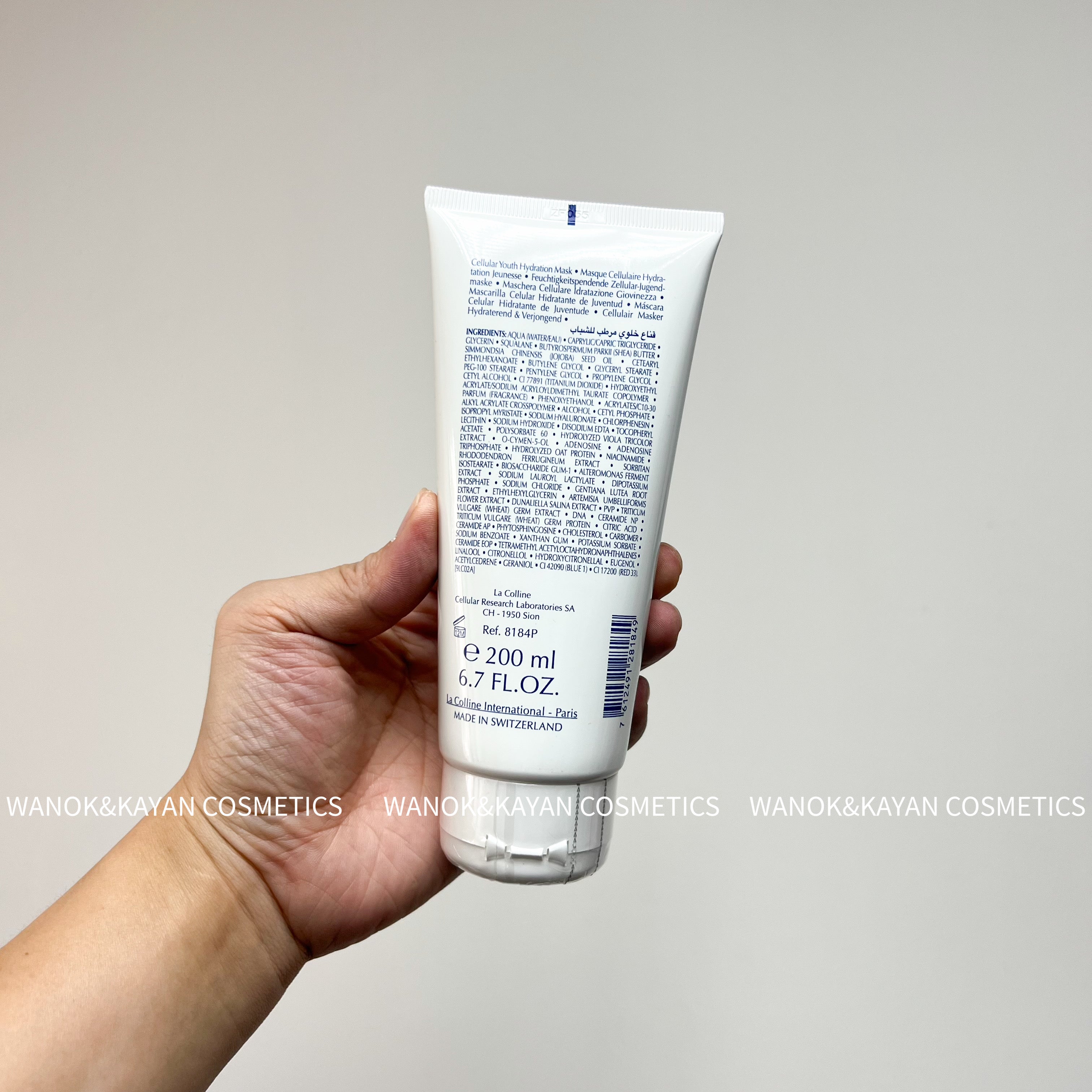 La colline 活細胞水潤嫩肌保濕面膜 水潤保濕面膜 200ml MOISTURE BOOST  Cellular Youth Hydration Mask Masque Cellulaire Hydratation Jeunesse
