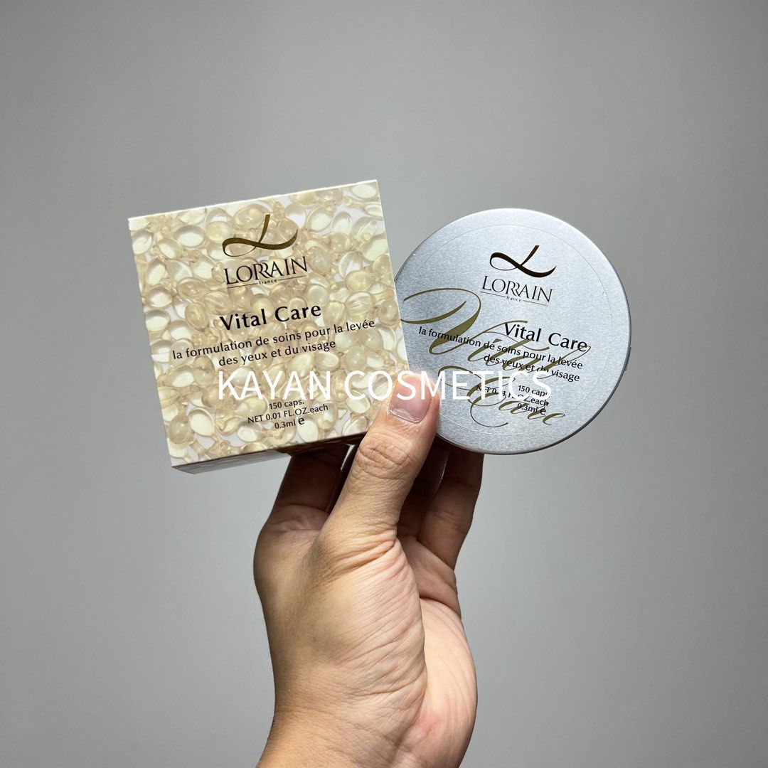 包順豐 法國 LORRAIN VITAL CARE 150粒 LORRAIN 雙效精華素 眼 臉 雙效150pc X 0.3ml  。lorrain eye care 眼及臉 雙效