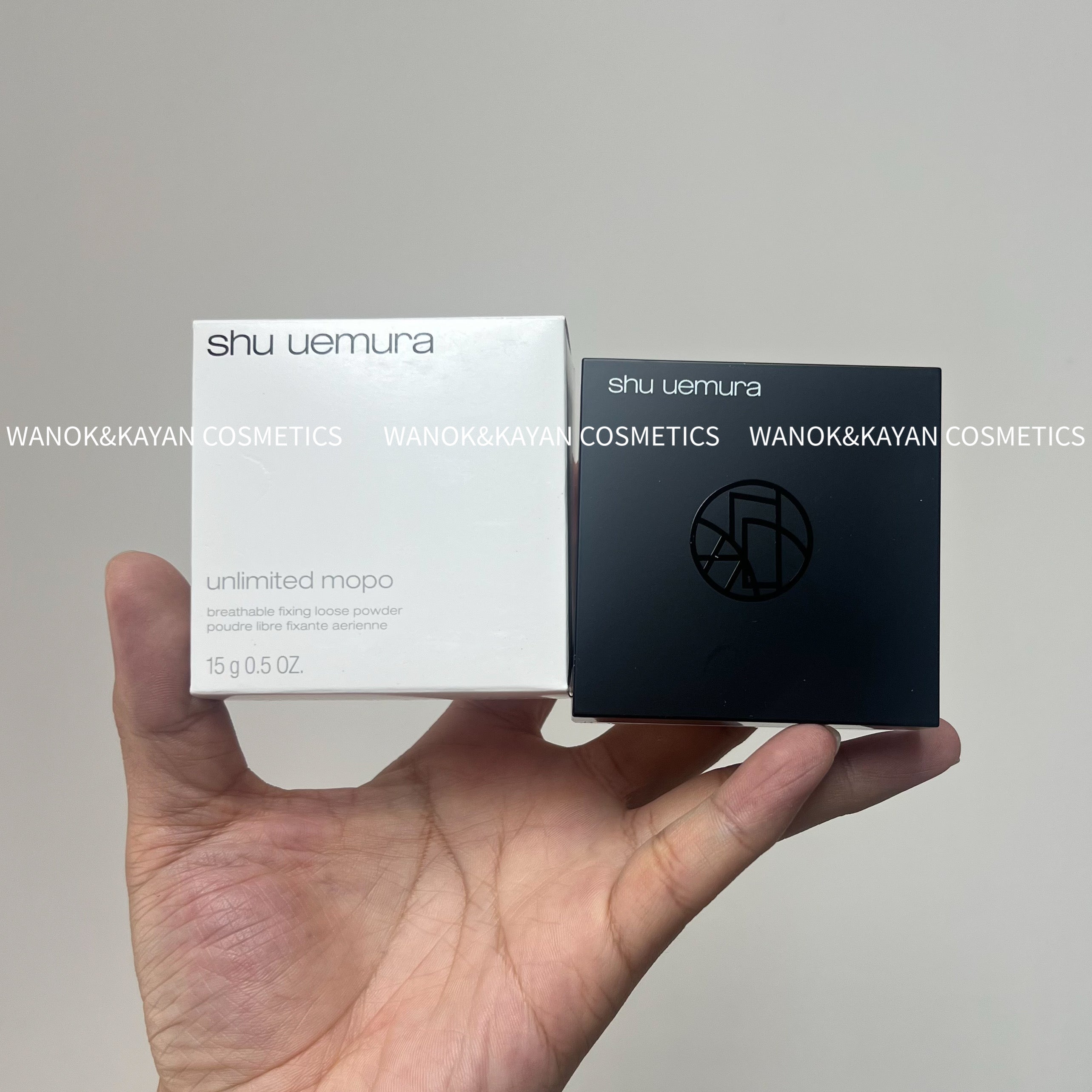 shu uemura unlimited 無限輕透定妝蜜粉 小黑磚散粉羽紗定妝蜜粉15g
