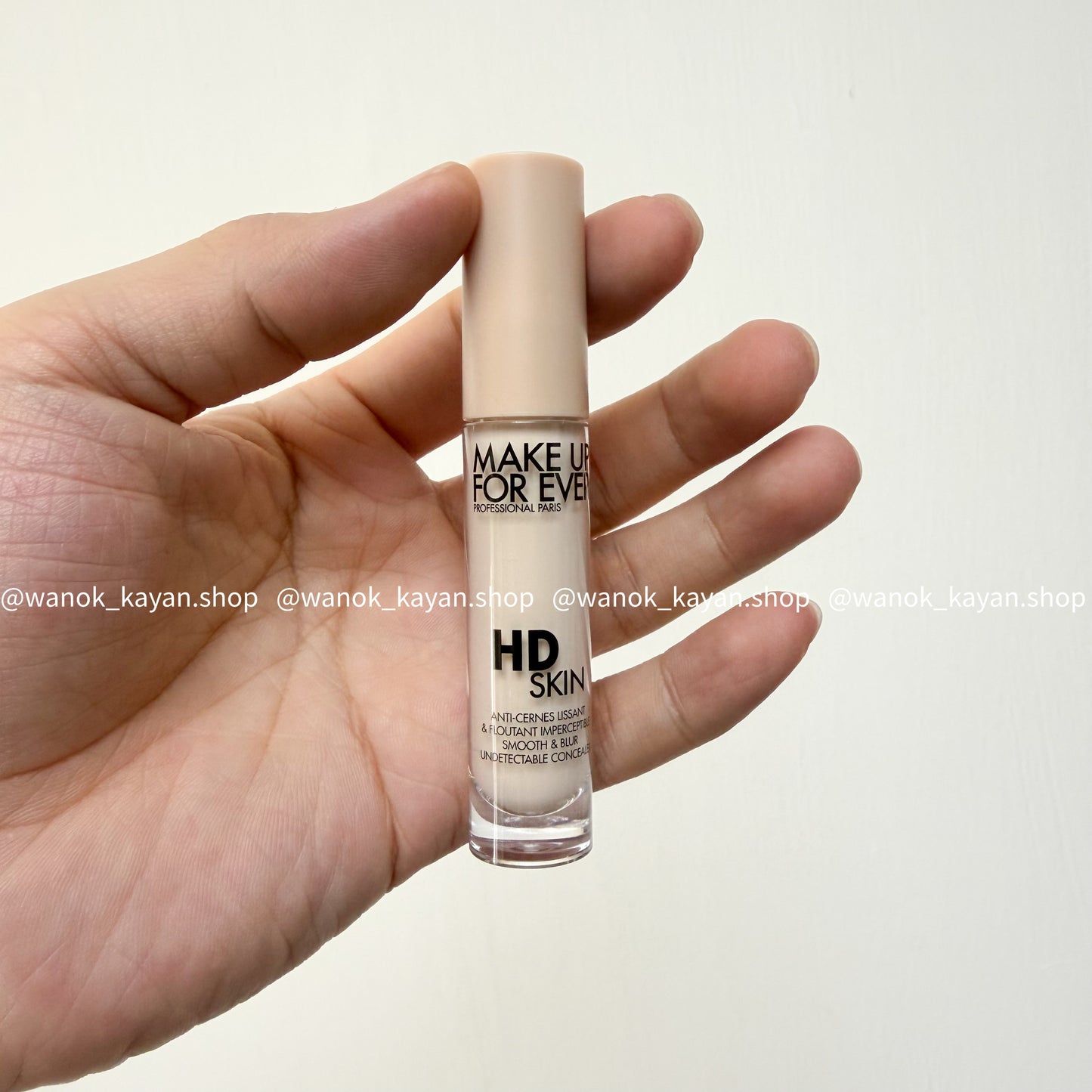 包順豐 MAKE UP FOR EVER HD SKIN高清隱形遮瑕霜 遮瑕液膏膠原棒高清無痕遮瑕筆隱形毛孔遮蓋黑眼圈痘印持久 4.7ml MAKEUP FOR EVER HD SKIN