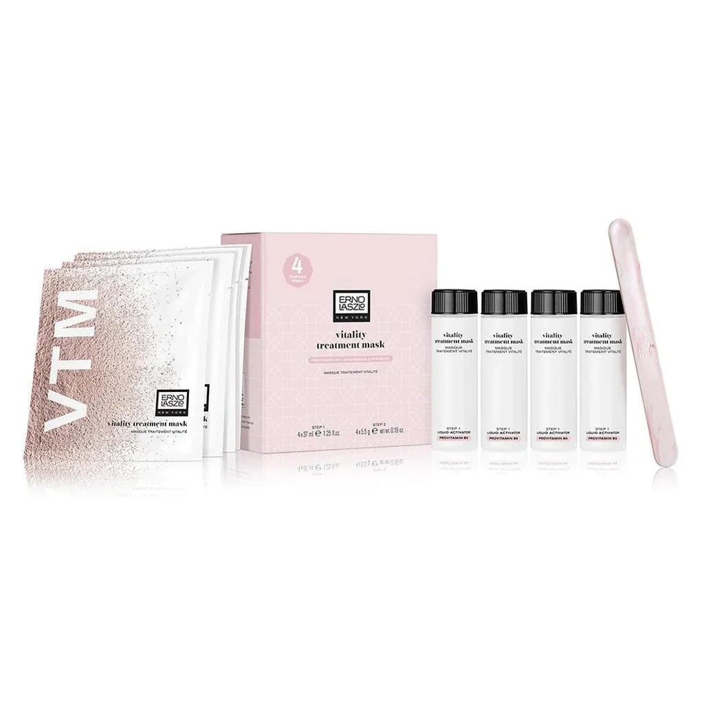 Erno Laszlo 水療再生冰白面膜 冰白面膜一盒4組 vitality treatment mask（STEP 1 ：4x37 ml + STEP 2 ：4×5.5g）