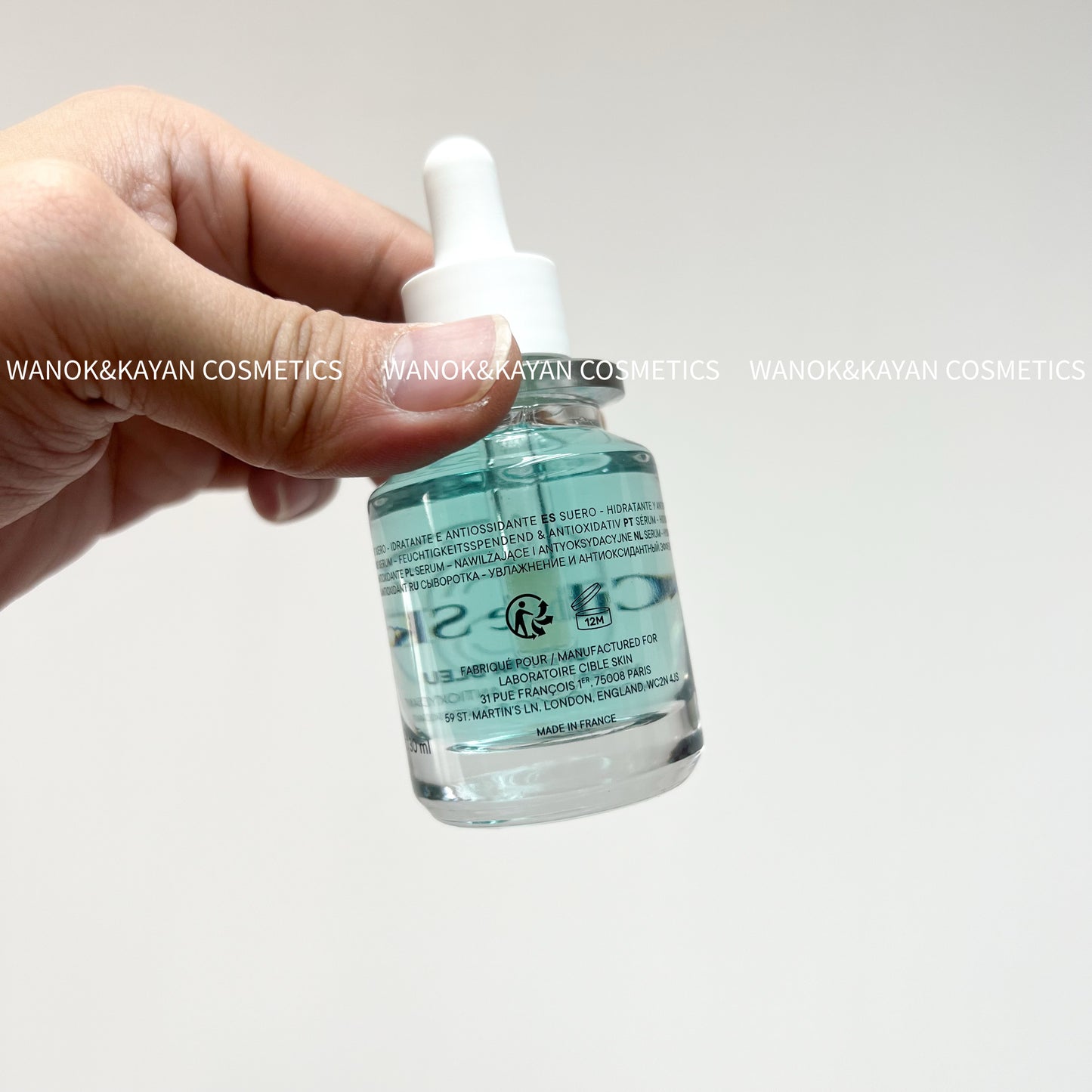 包順豐 Cible Skin 悉源地精華藍精靈保濕修復敏感30ML Cible Skin SERUM BLEU  CibleSkin